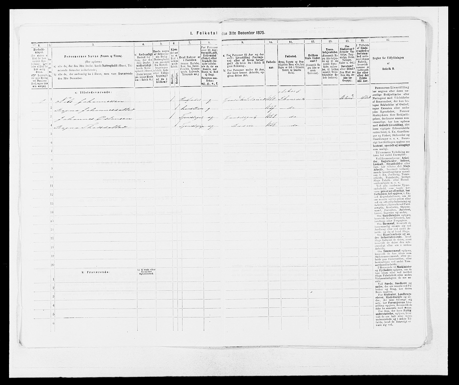 SAB, 1875 census for 1212P Skånevik, 1875, p. 576