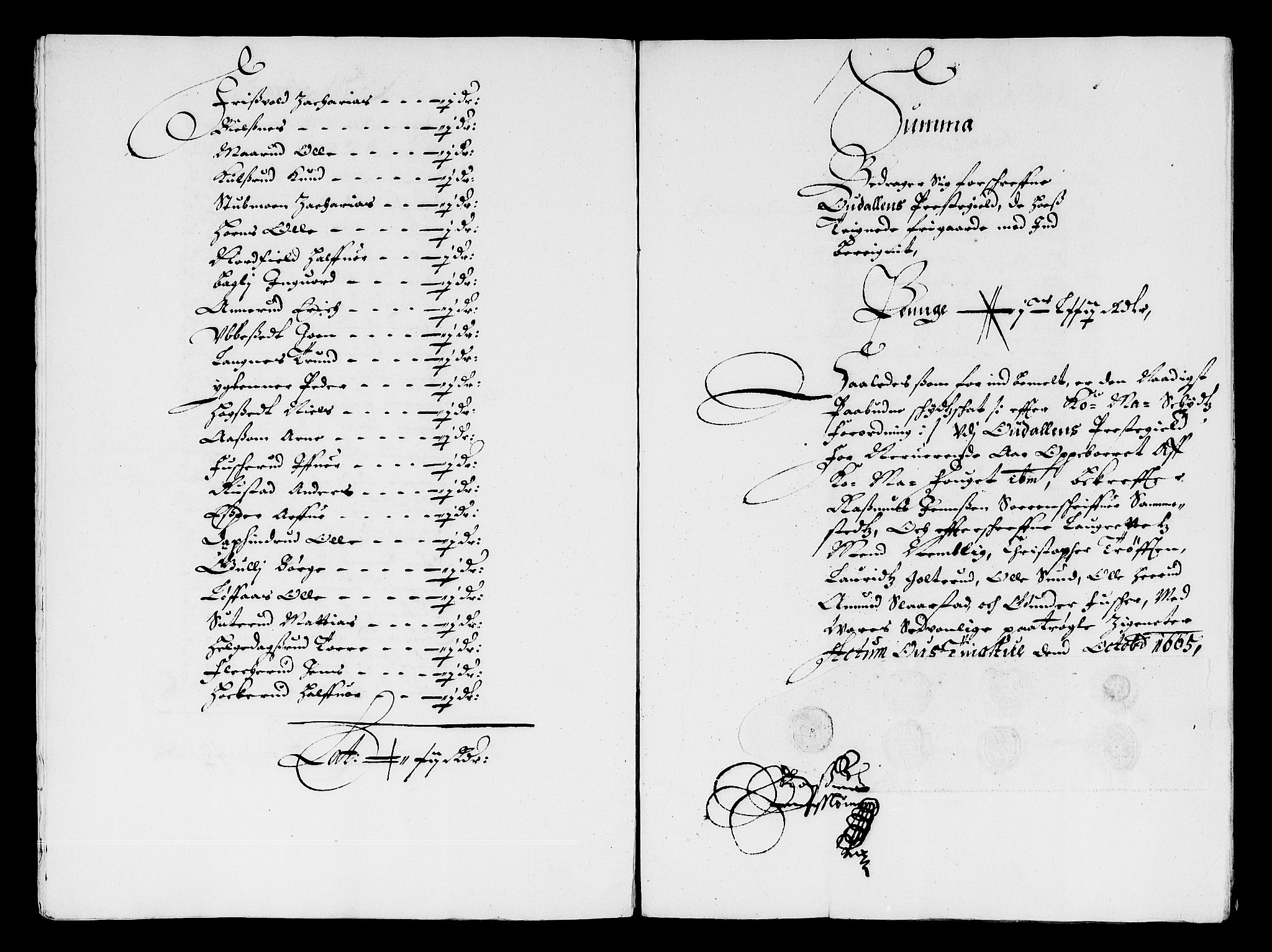Rentekammeret inntil 1814, Reviderte regnskaper, Stiftamtstueregnskaper, Landkommissariatet på Akershus og Akershus stiftamt, AV/RA-EA-5869/R/Ra/L0032: Landkommissariatet på Akershus, 1665