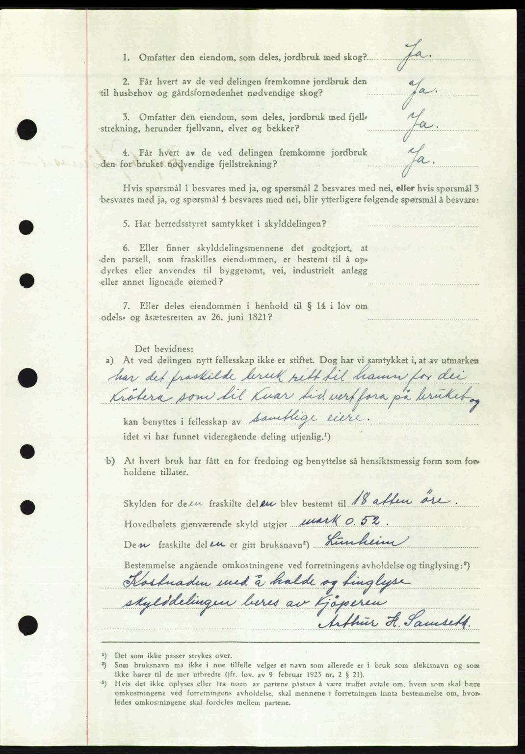 Romsdal sorenskriveri, AV/SAT-A-4149/1/2/2C: Mortgage book no. A19, 1946-1946, Diary no: : 710/1946