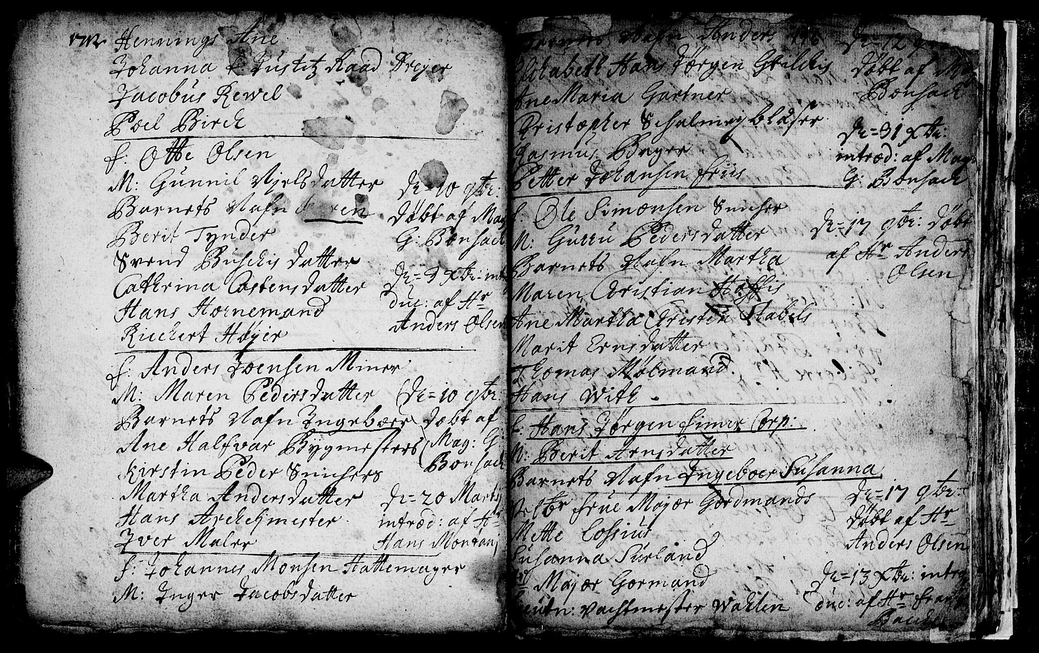 Ministerialprotokoller, klokkerbøker og fødselsregistre - Sør-Trøndelag, AV/SAT-A-1456/601/L0034: Parish register (official) no. 601A02, 1702-1714, p. 196