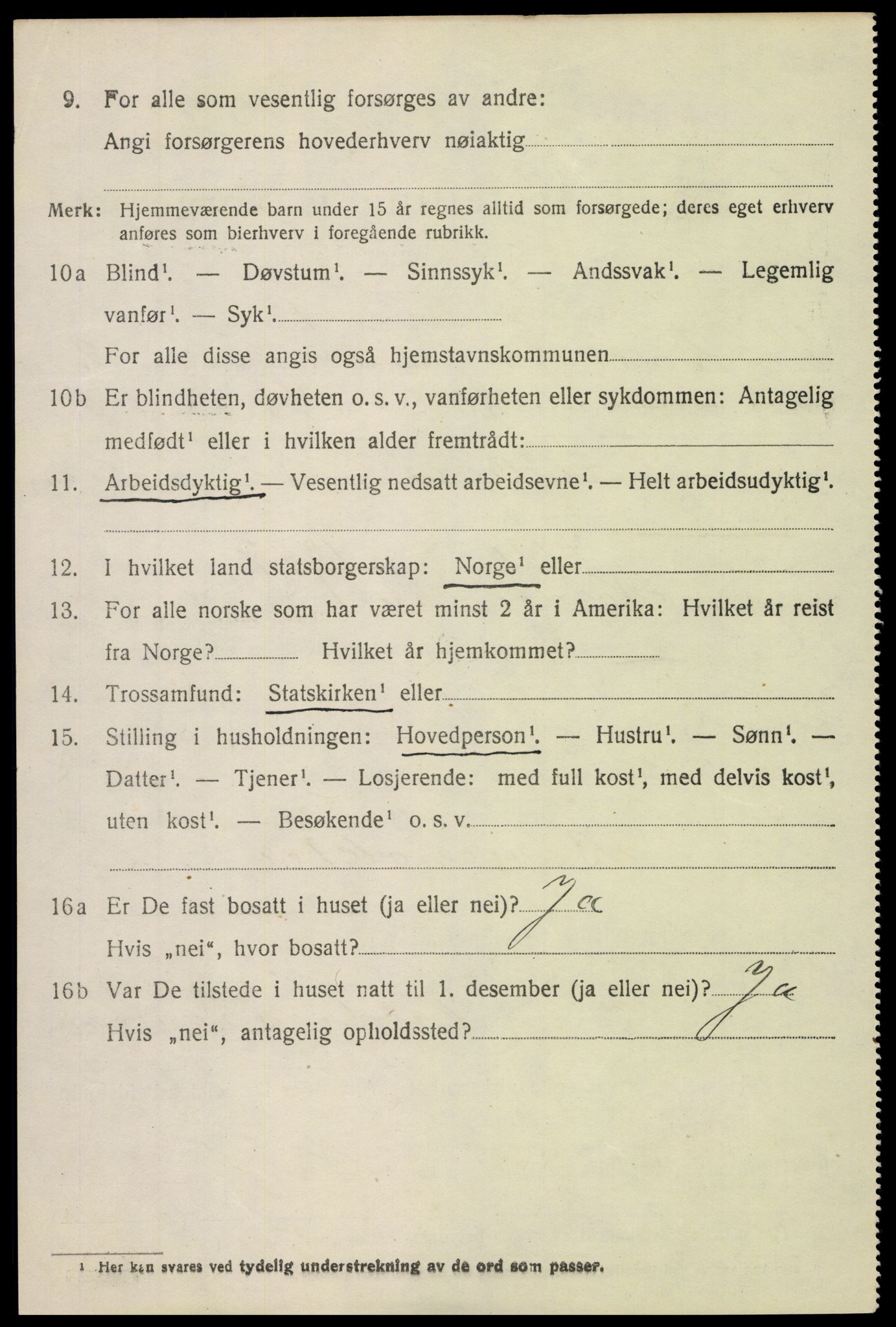 SAH, 1920 census for Søndre Land, 1920, p. 2438