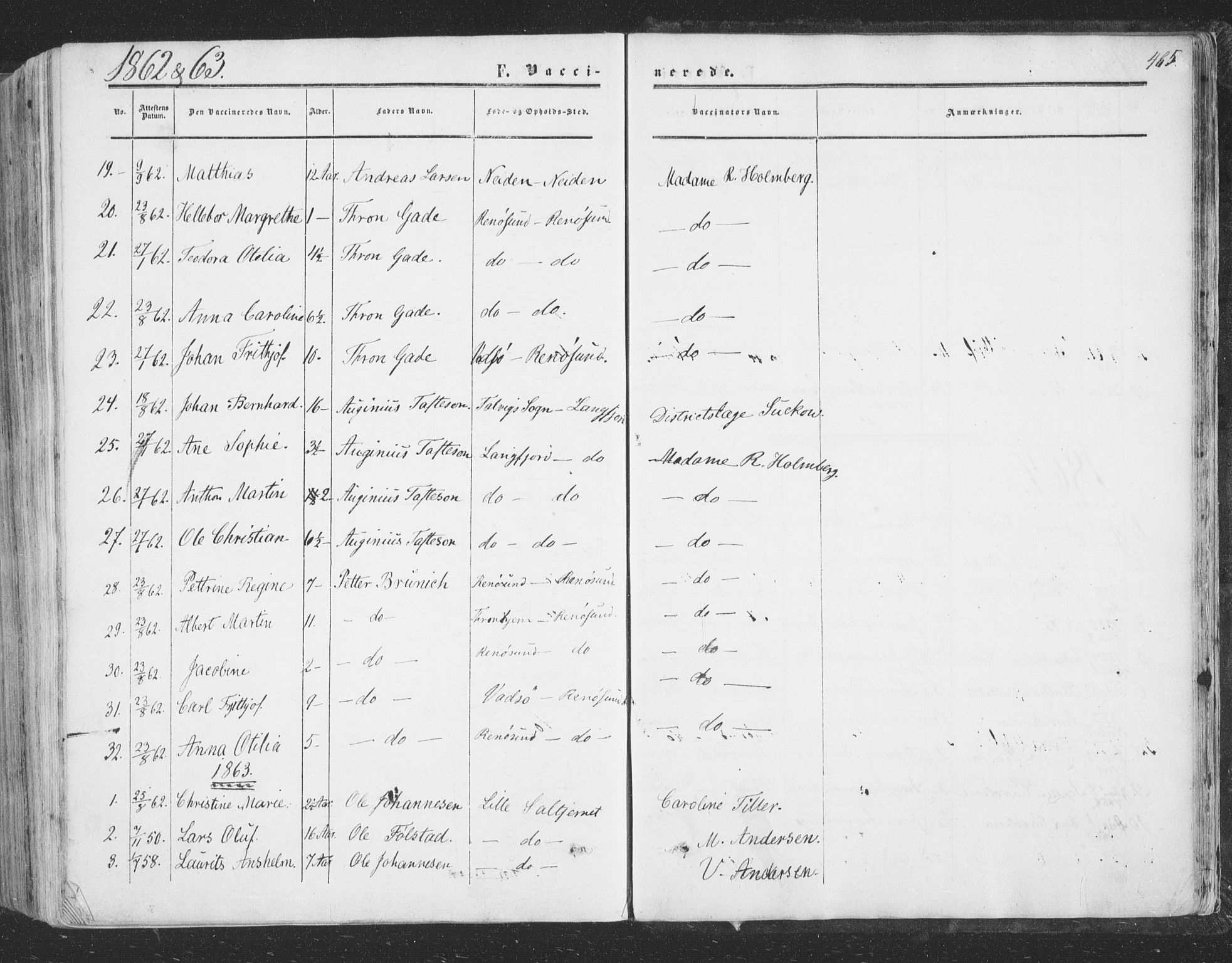 Vadsø sokneprestkontor, SATØ/S-1325/H/Ha/L0004kirke: Parish register (official) no. 4, 1854-1880, p. 485