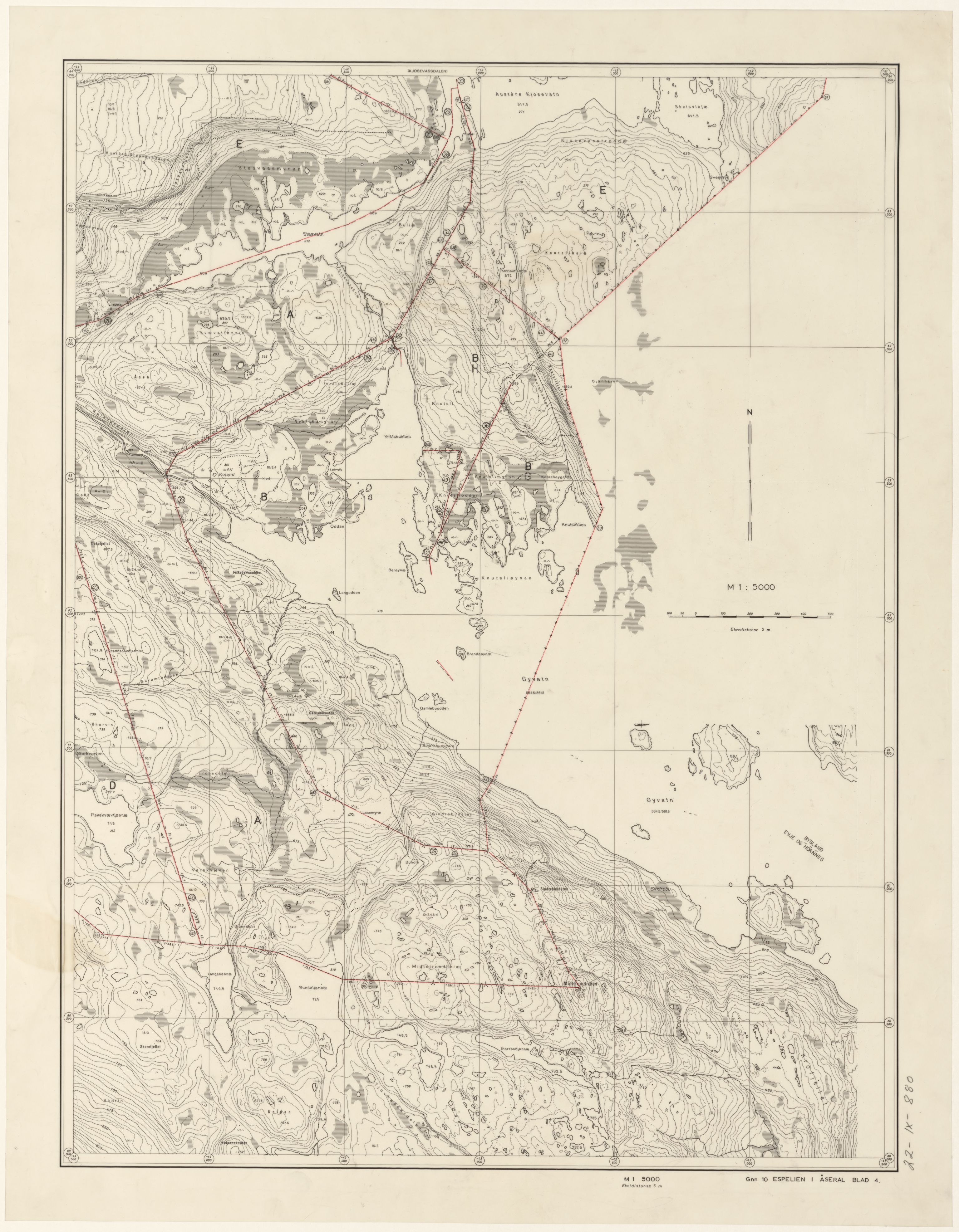Jordskifteverkets kartarkiv, RA/S-3929/T, 1859-1988, p. 1166
