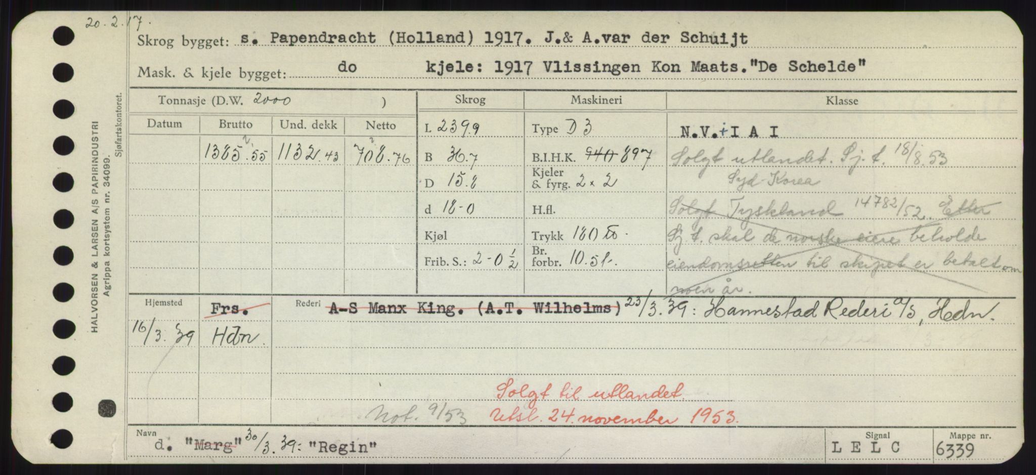 Sjøfartsdirektoratet med forløpere, Skipsmålingen, RA/S-1627/H/Hd/L0030: Fartøy, Q-Riv, p. 329