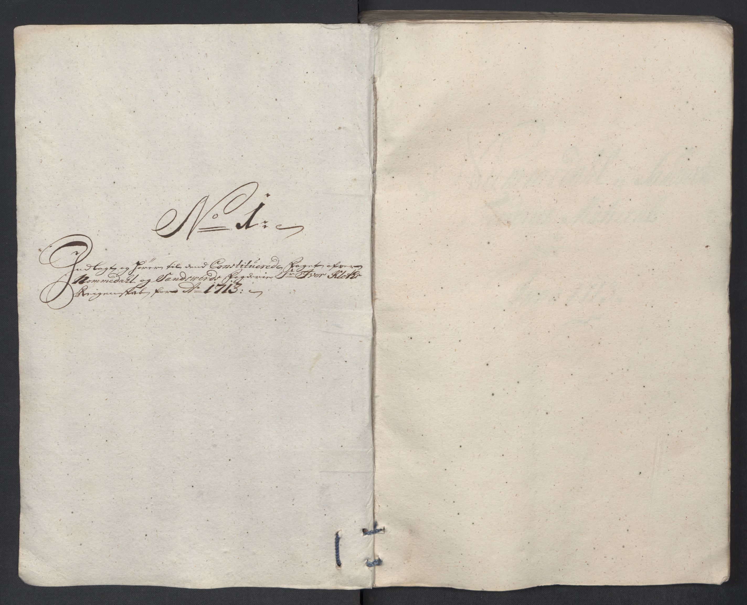 Rentekammeret inntil 1814, Reviderte regnskaper, Fogderegnskap, RA/EA-4092/R24/L1588: Fogderegnskap Numedal og Sandsvær, 1713, p. 27