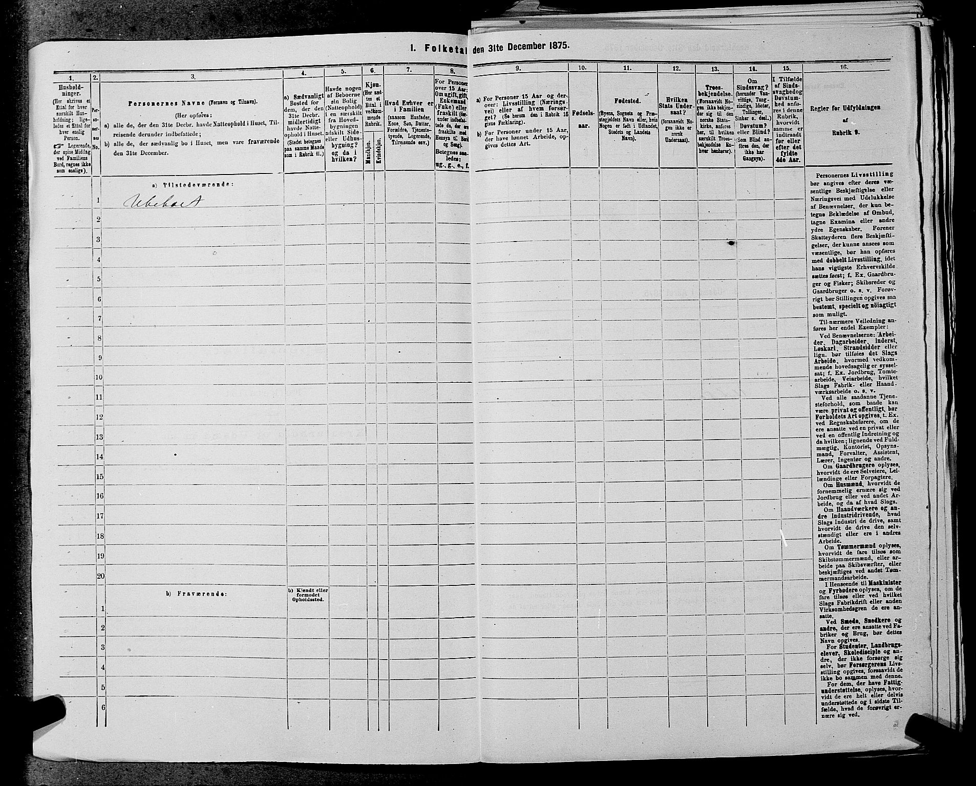 RA, 1875 census for 0239P Hurdal, 1875, p. 591