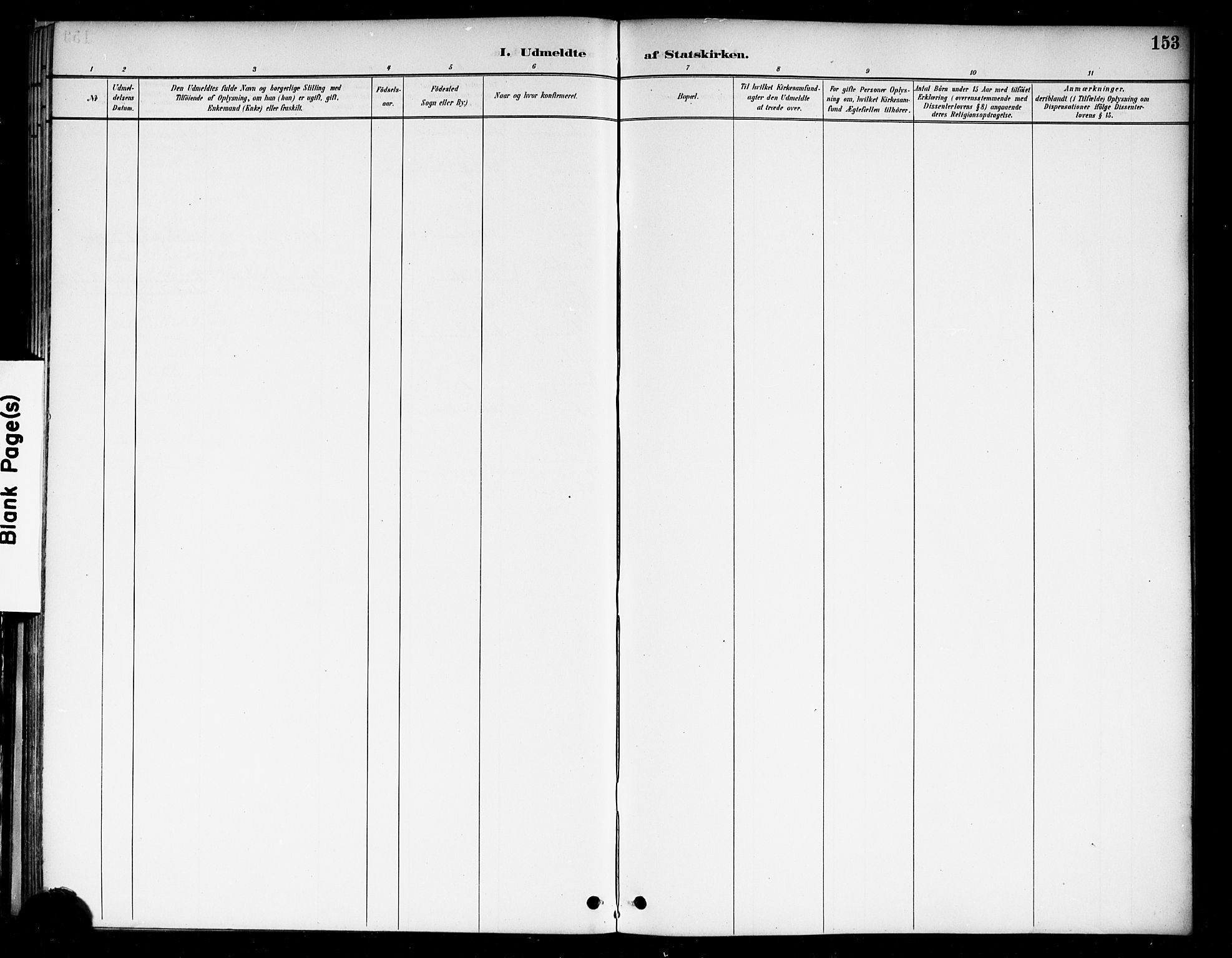 Berg prestekontor Kirkebøker, AV/SAO-A-10902/F/Fa/L0007: Parish register (official) no. I 7, 1888-1902, p. 153