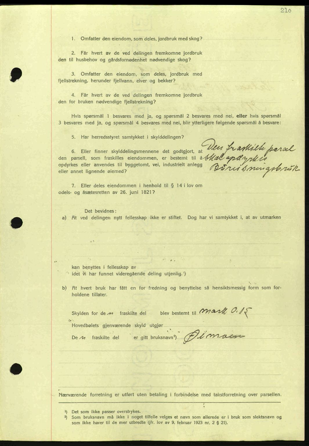 Nordmøre sorenskriveri, AV/SAT-A-4132/1/2/2Ca: Mortgage book no. A80, 1936-1937, Diary no: : 2259/1936