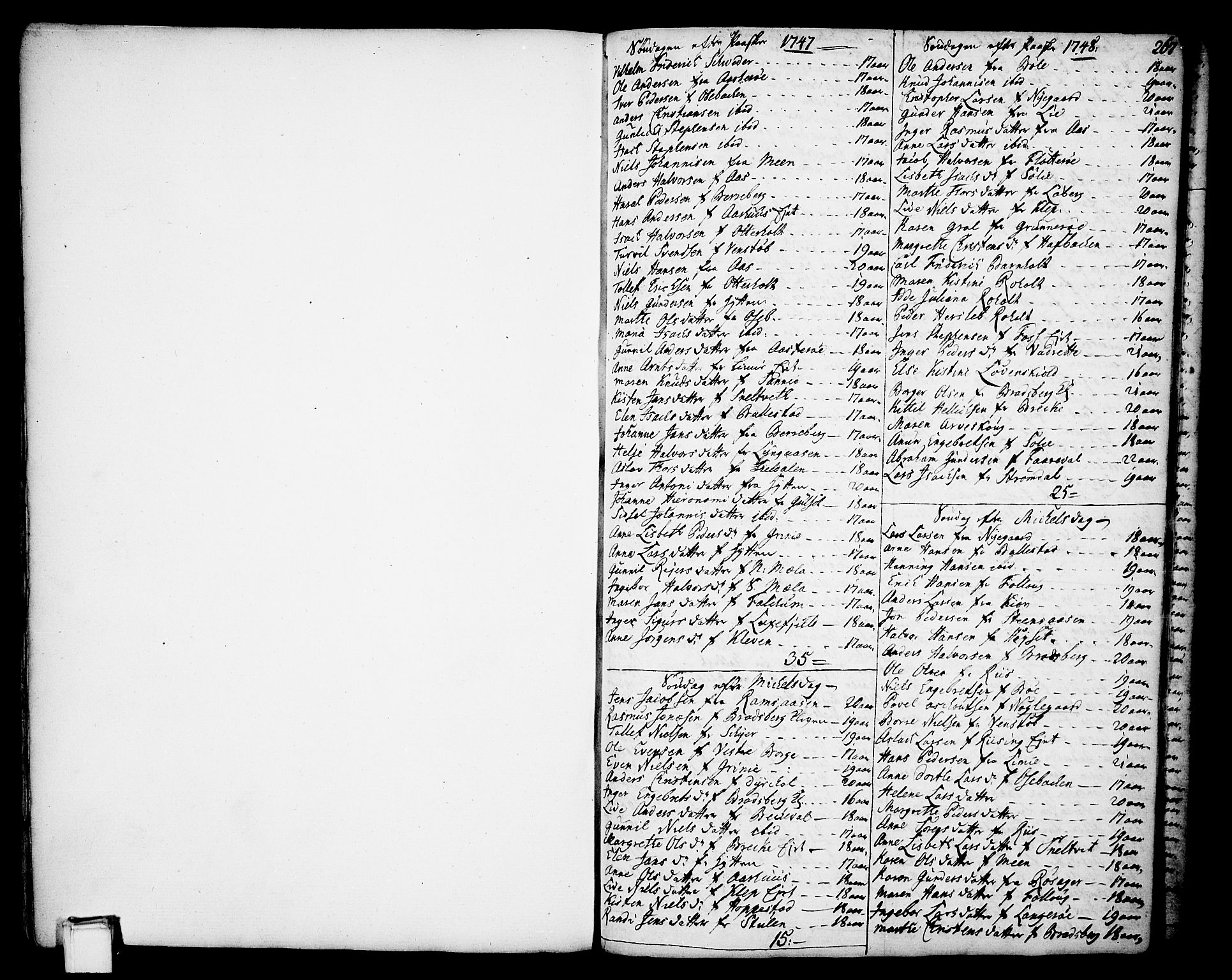 Gjerpen kirkebøker, SAKO/A-265/F/Fa/L0002: Parish register (official) no. I 2, 1747-1795, p. 267