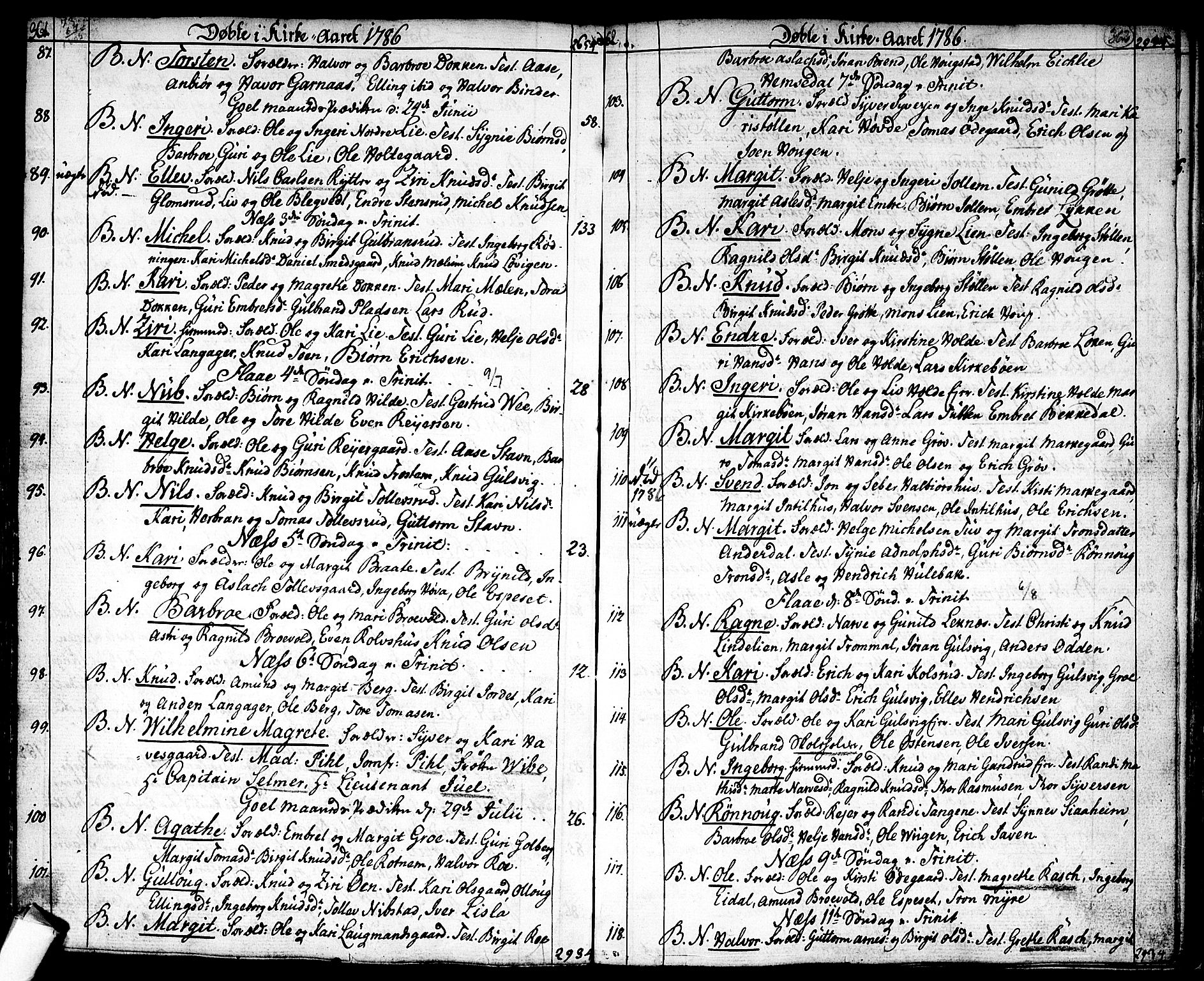 Nes kirkebøker, SAKO/A-236/F/Fa/L0004: Parish register (official) no. 4, 1764-1786, p. 361-362