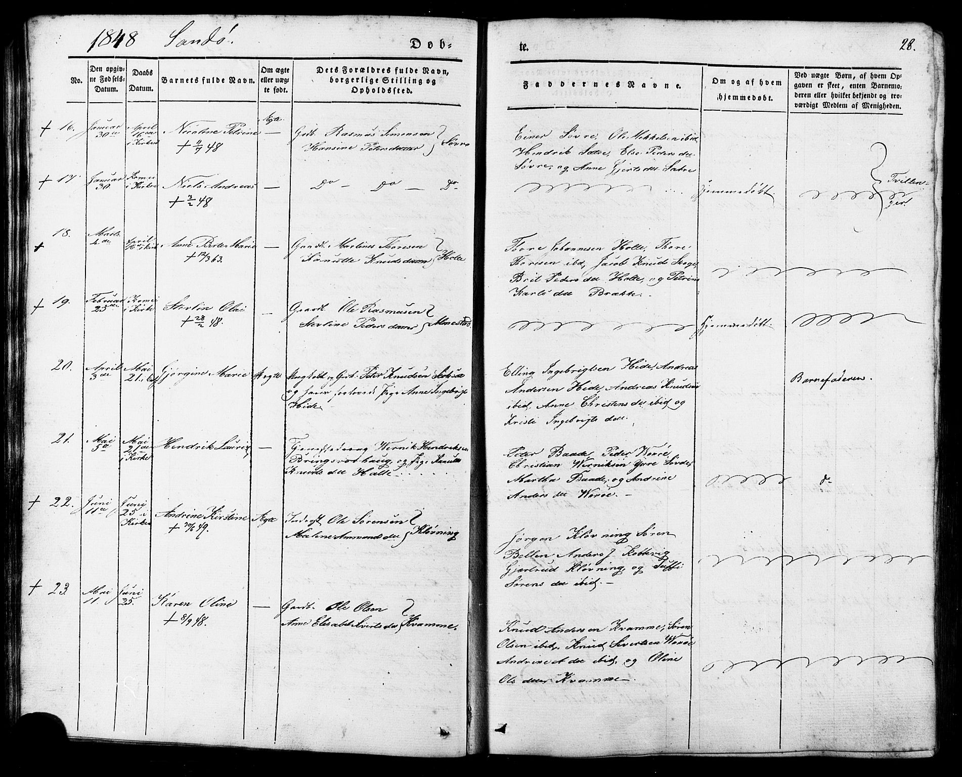 Ministerialprotokoller, klokkerbøker og fødselsregistre - Møre og Romsdal, AV/SAT-A-1454/503/L0034: Parish register (official) no. 503A02, 1841-1884, p. 28