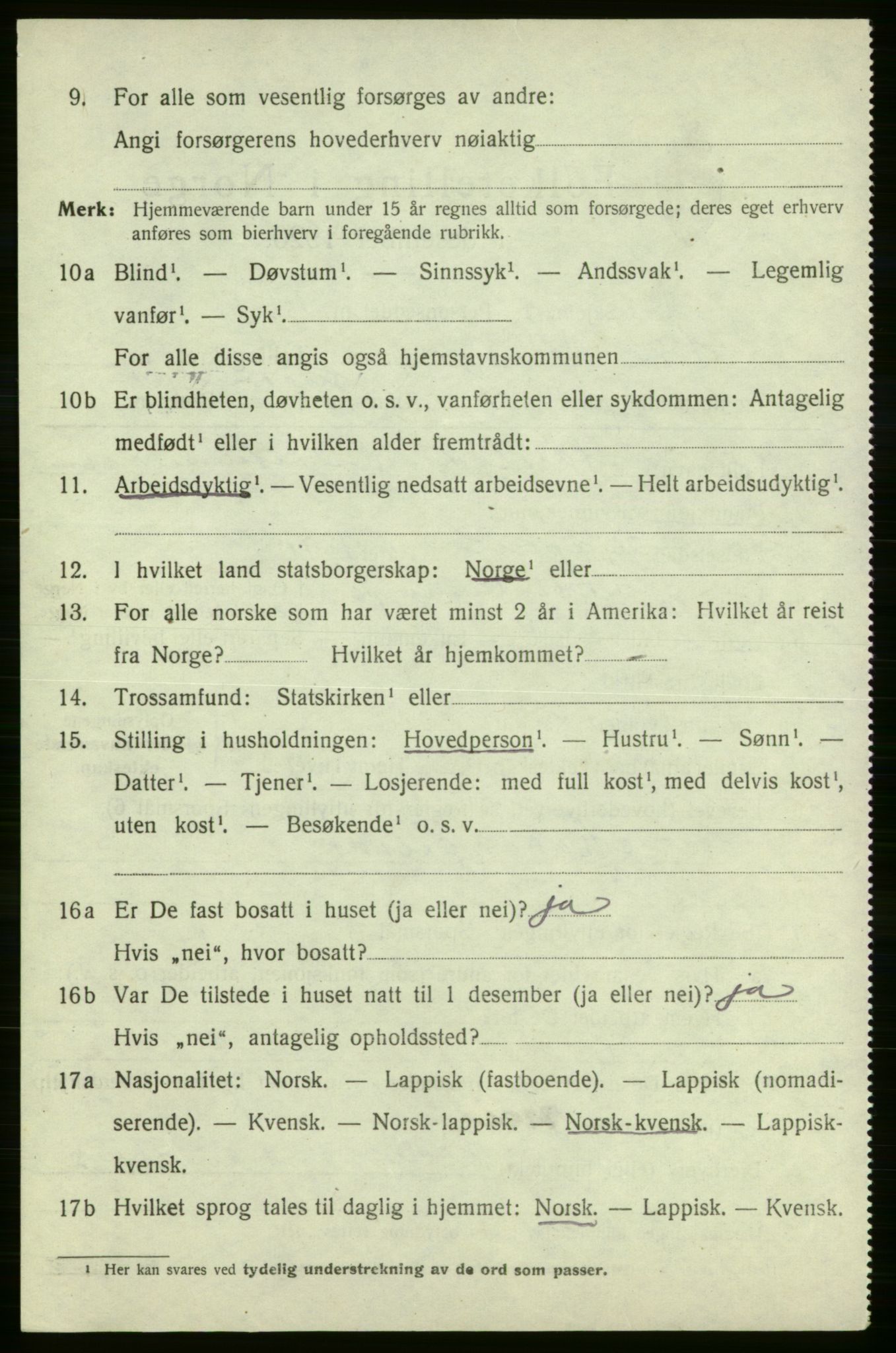 SATØ, 1920 census for Nord-Varanger, 1920, p. 955