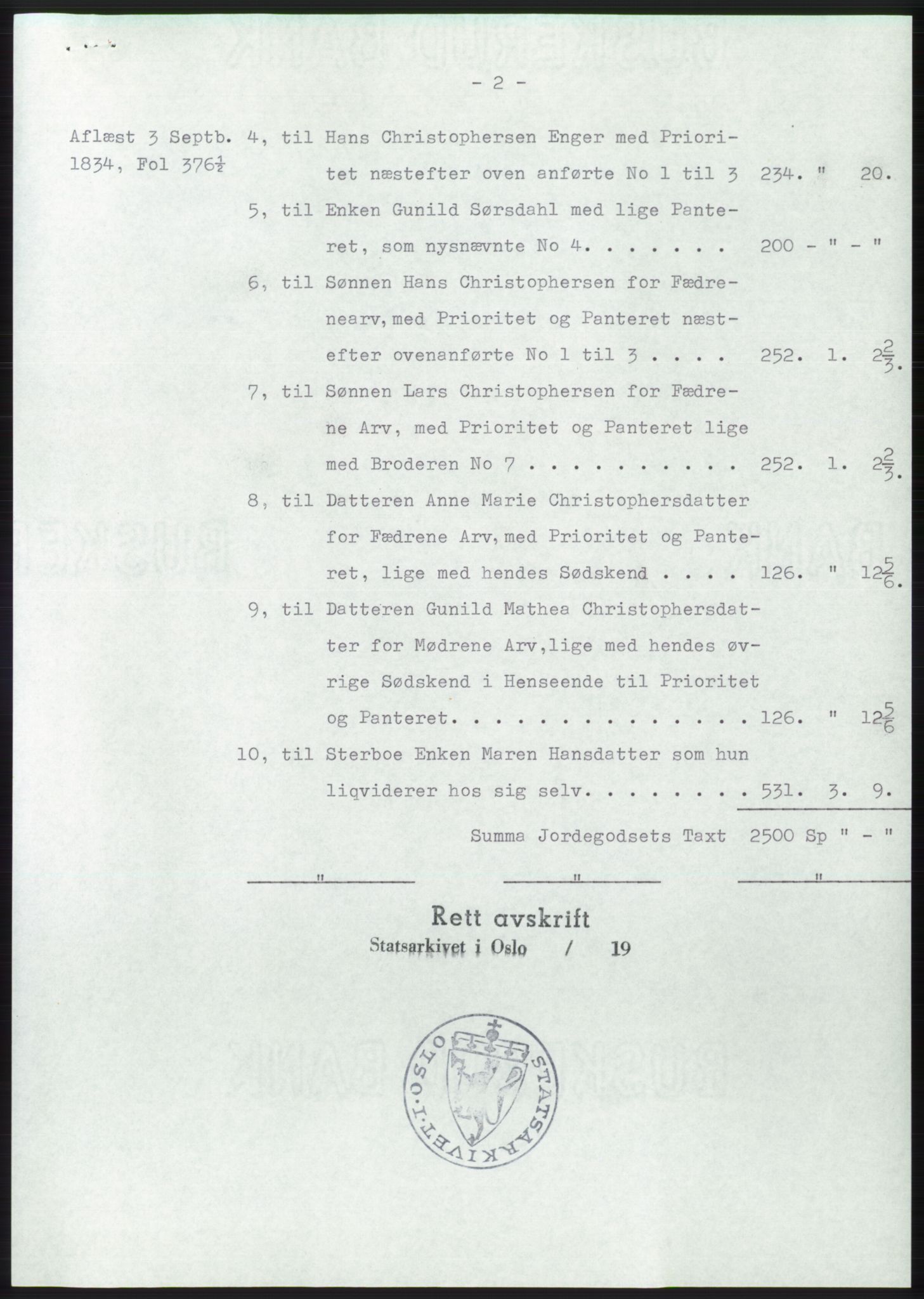 Statsarkivet i Kongsberg, AV/SAKO-A-0001/E/Ee/L0069: Avskrifter, SAO jnr. 3/1976 - 994/1976, 1976, p. 9