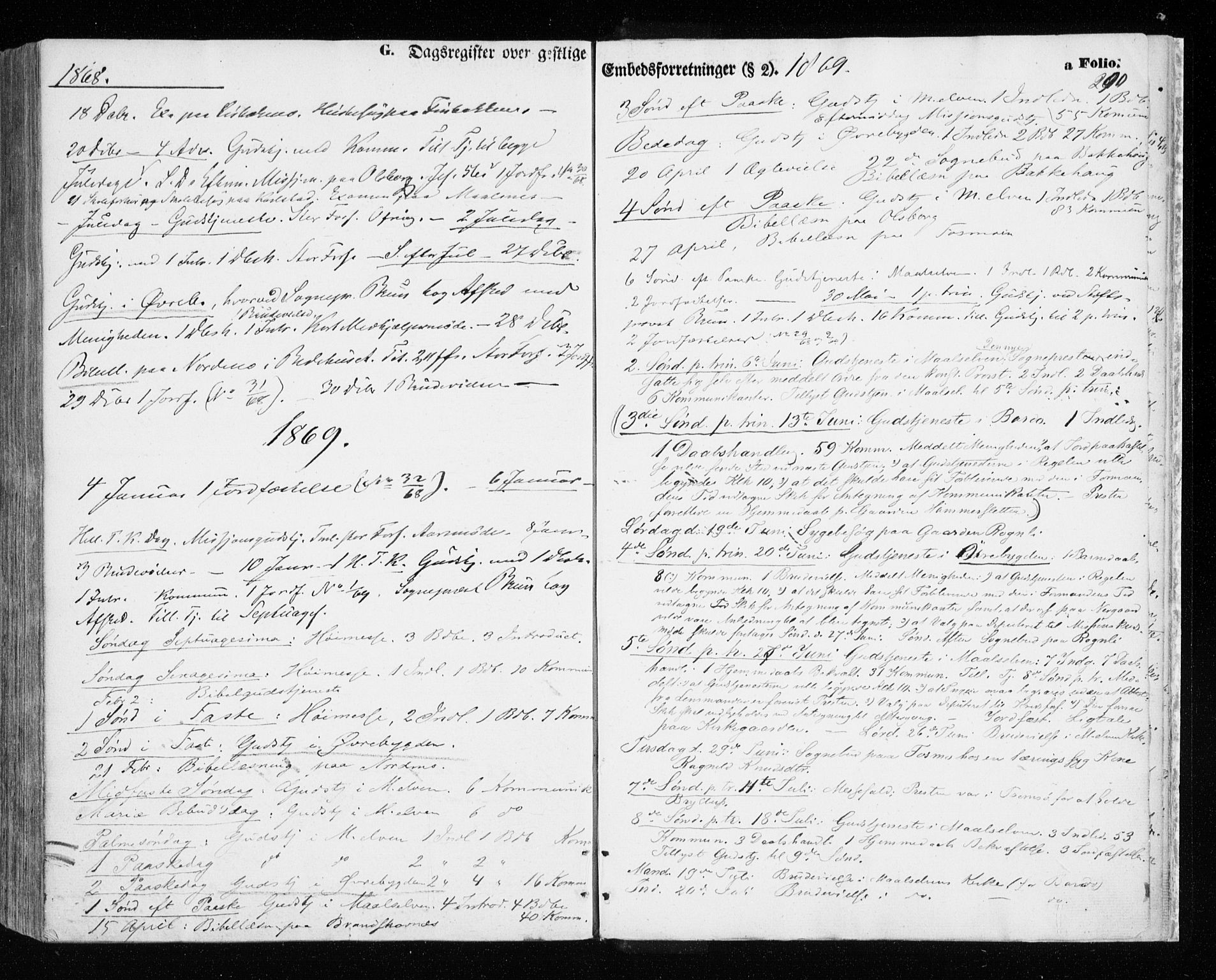 Målselv sokneprestembete, SATØ/S-1311/G/Ga/Gaa/L0004kirke: Parish register (official) no. 4, 1863-1872, p. 290