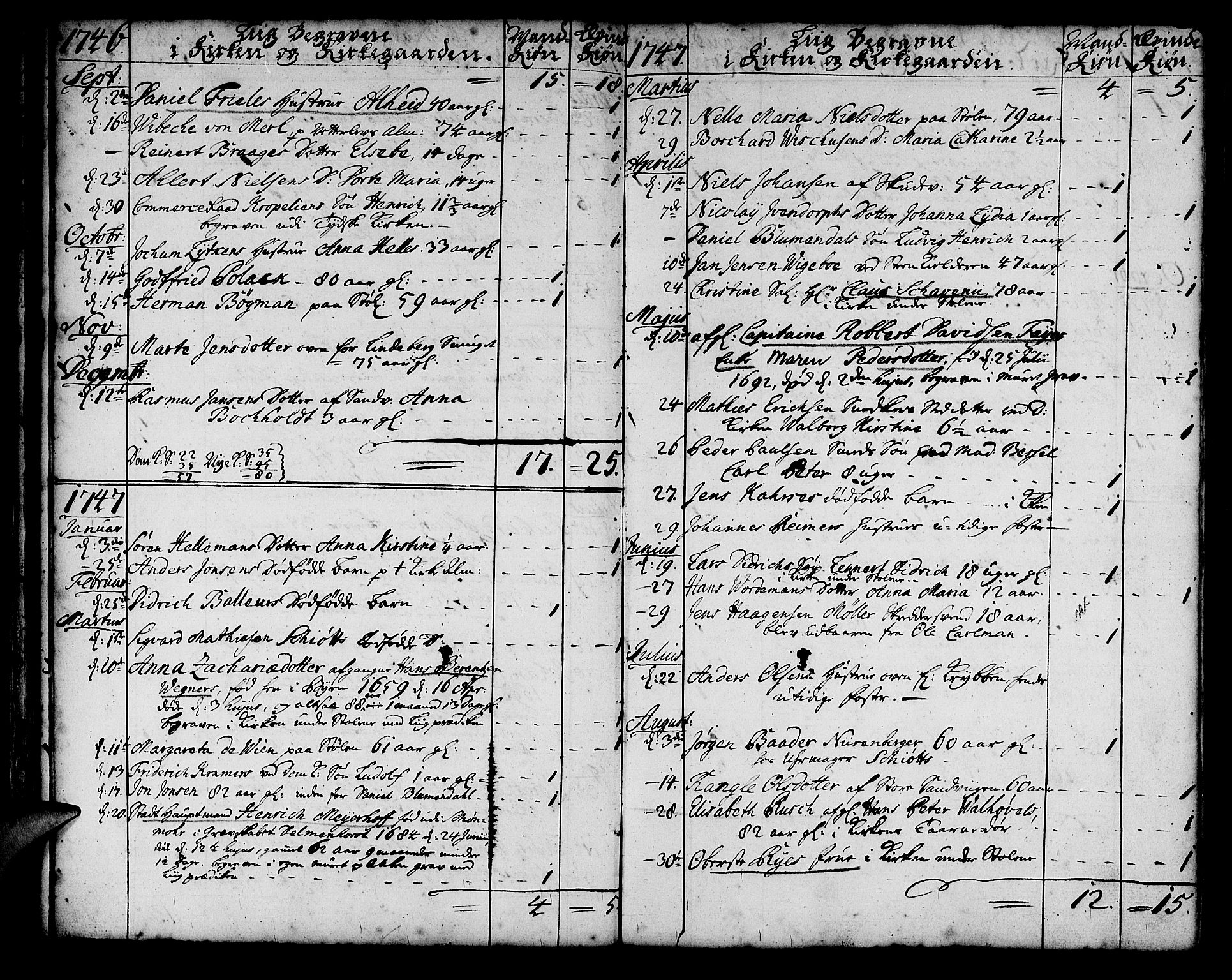 Korskirken sokneprestembete, SAB/A-76101/H/Haa/L0011: Parish register (official) no. A 11, 1731-1785, p. 178
