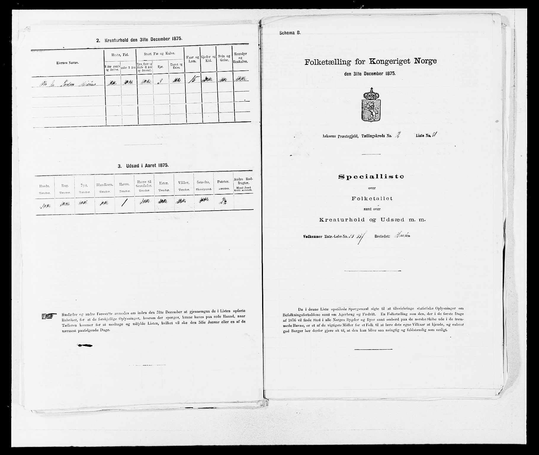 SAB, 1875 census for 1247P Askøy, 1875, p. 245