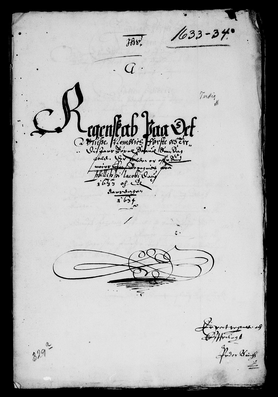 Rentekammeret inntil 1814, Reviderte regnskaper, Lensregnskaper, AV/RA-EA-5023/R/Rb/Rbt/L0064: Bergenhus len, 1633-1634