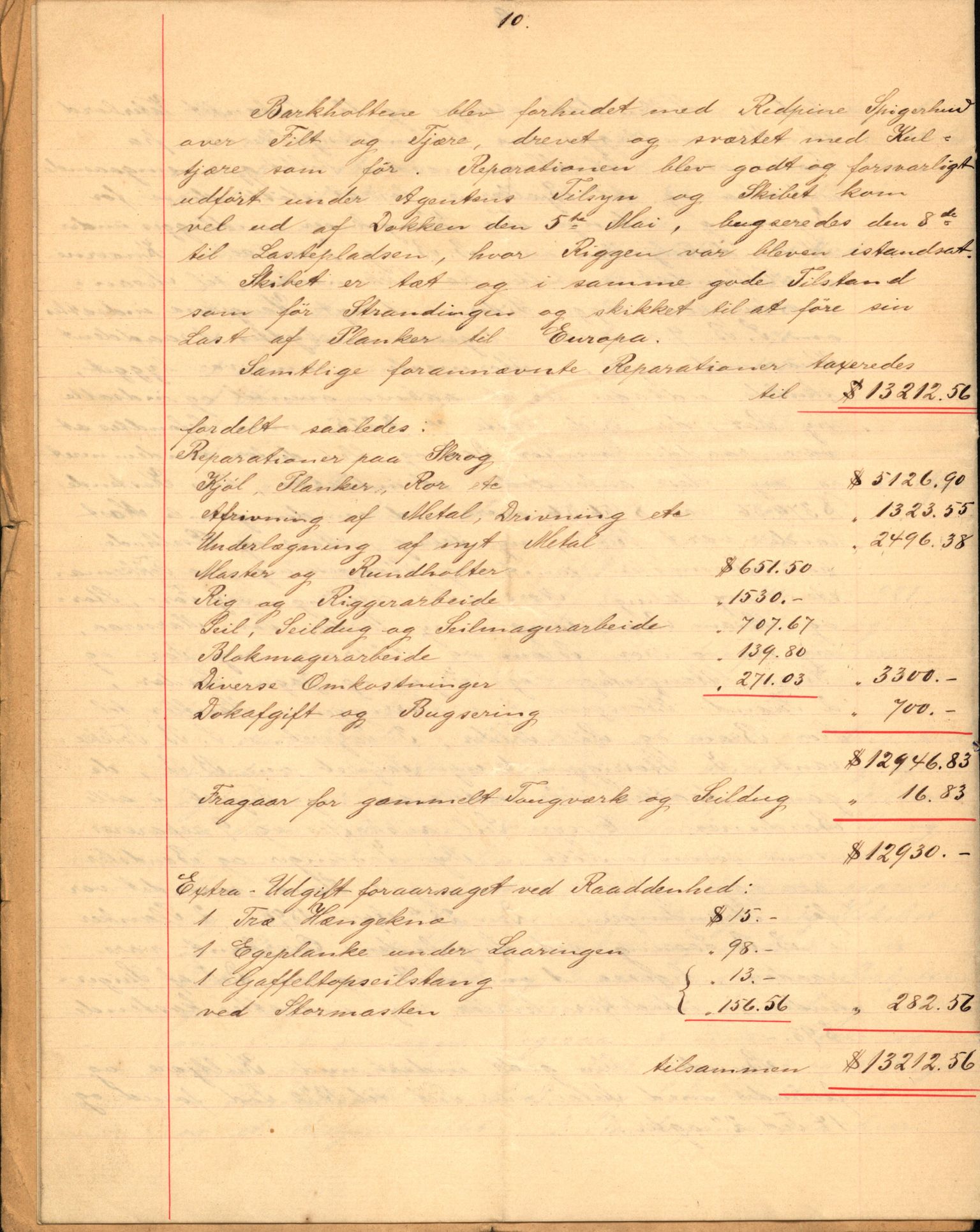 Pa 63 - Østlandske skibsassuranceforening, VEMU/A-1079/G/Ga/L0024/0002: Havaridokumenter / Terpsichore, Roecliff, Rolfsøen, Skjold, Sirius, 1889, p. 27