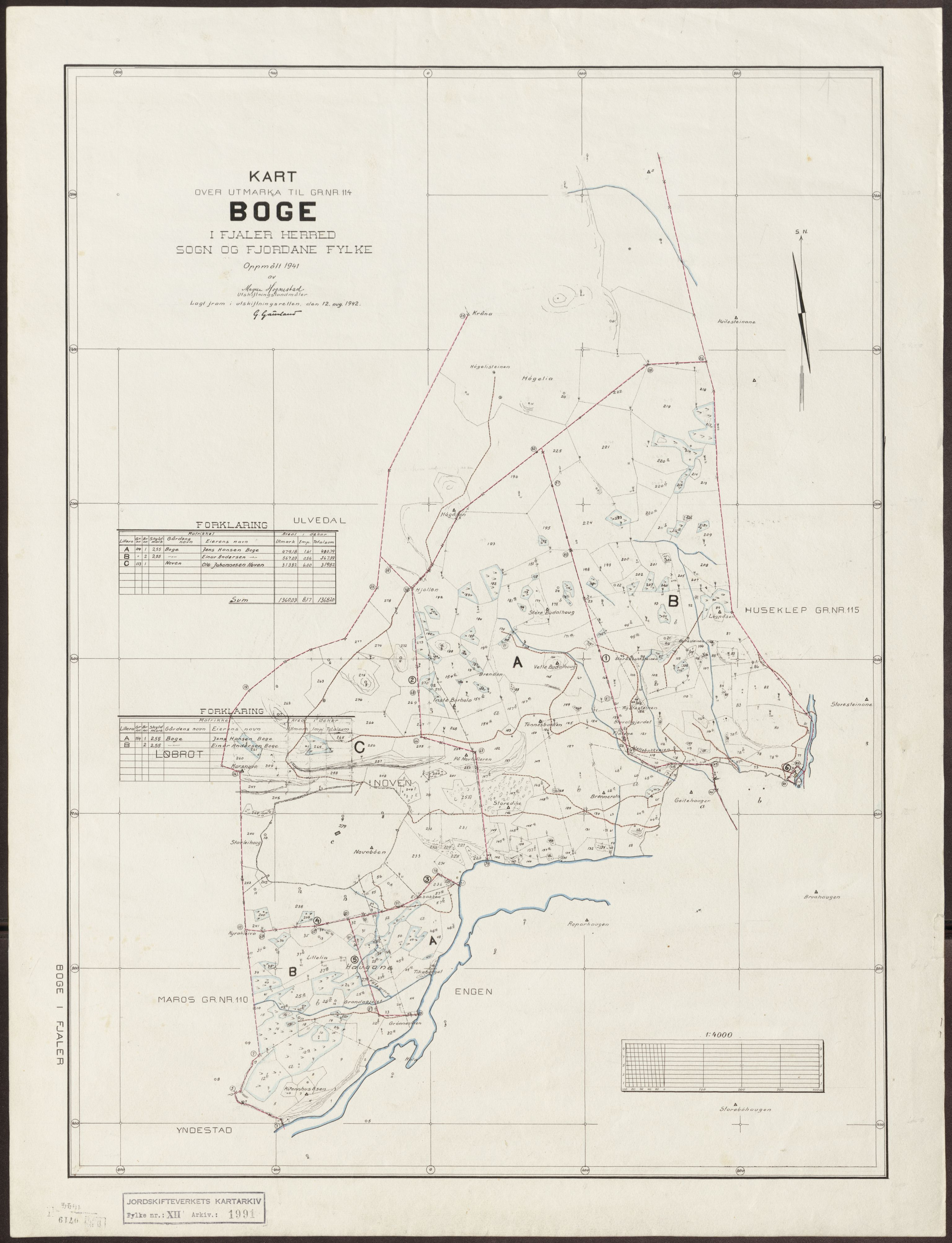 Jordskifteverkets kartarkiv, AV/RA-S-3929/T, 1859-1988, p. 2396