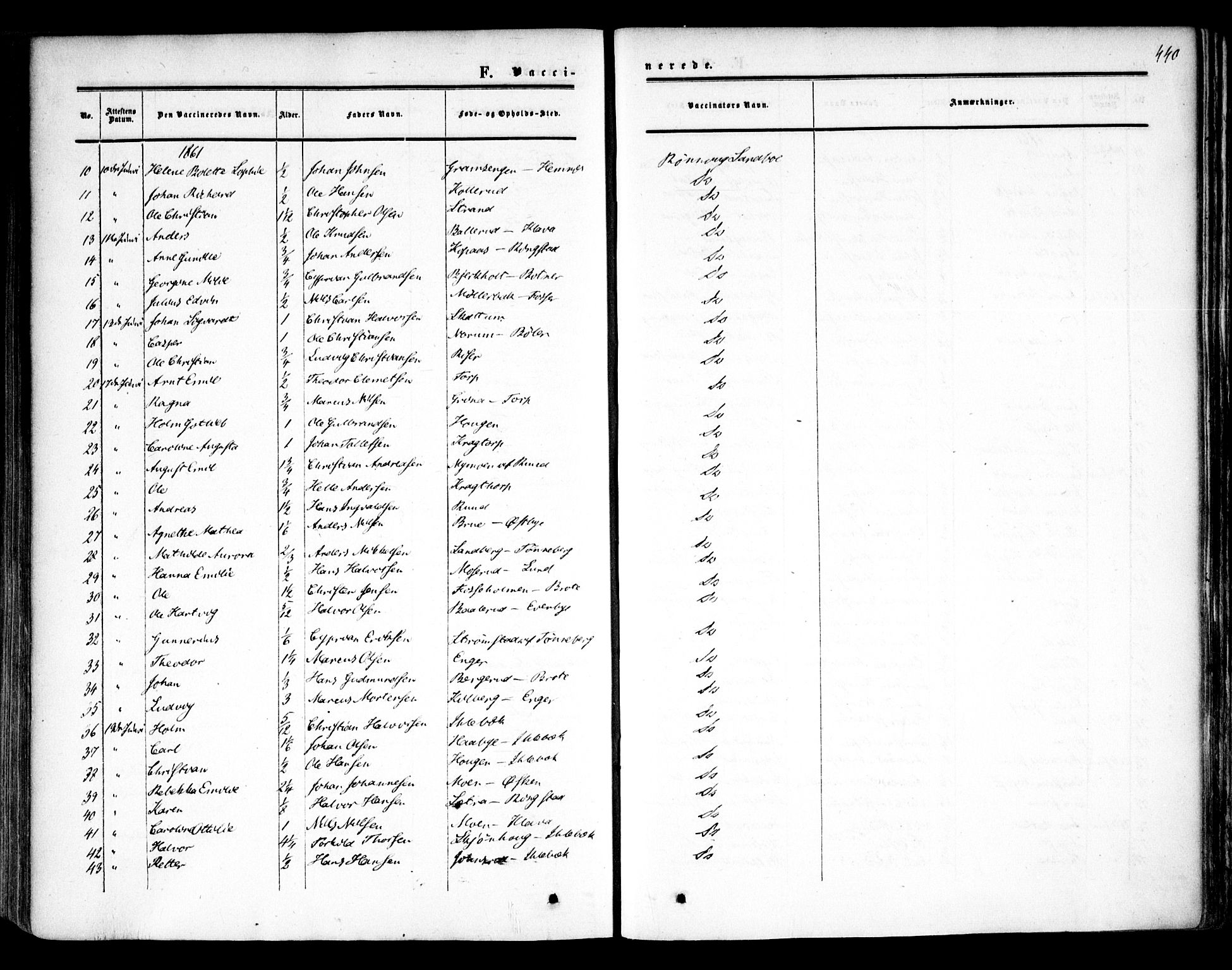 Høland prestekontor Kirkebøker, AV/SAO-A-10346a/F/Fa/L0010: Parish register (official) no. I 10, 1854-1861, p. 440