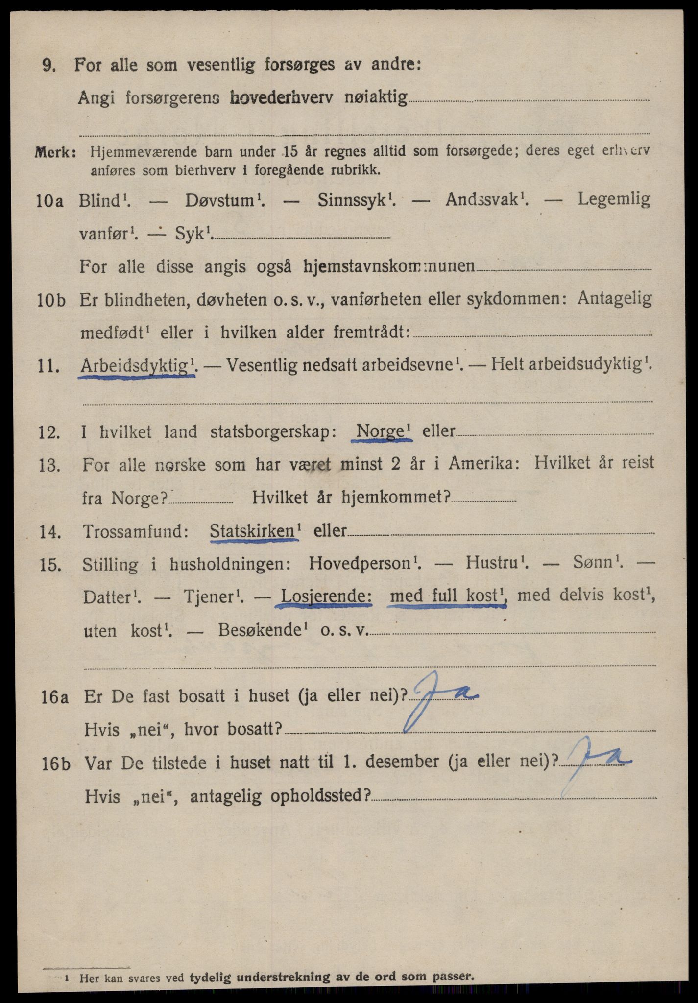 SAT, 1920 census for Stangvik, 1920, p. 4789