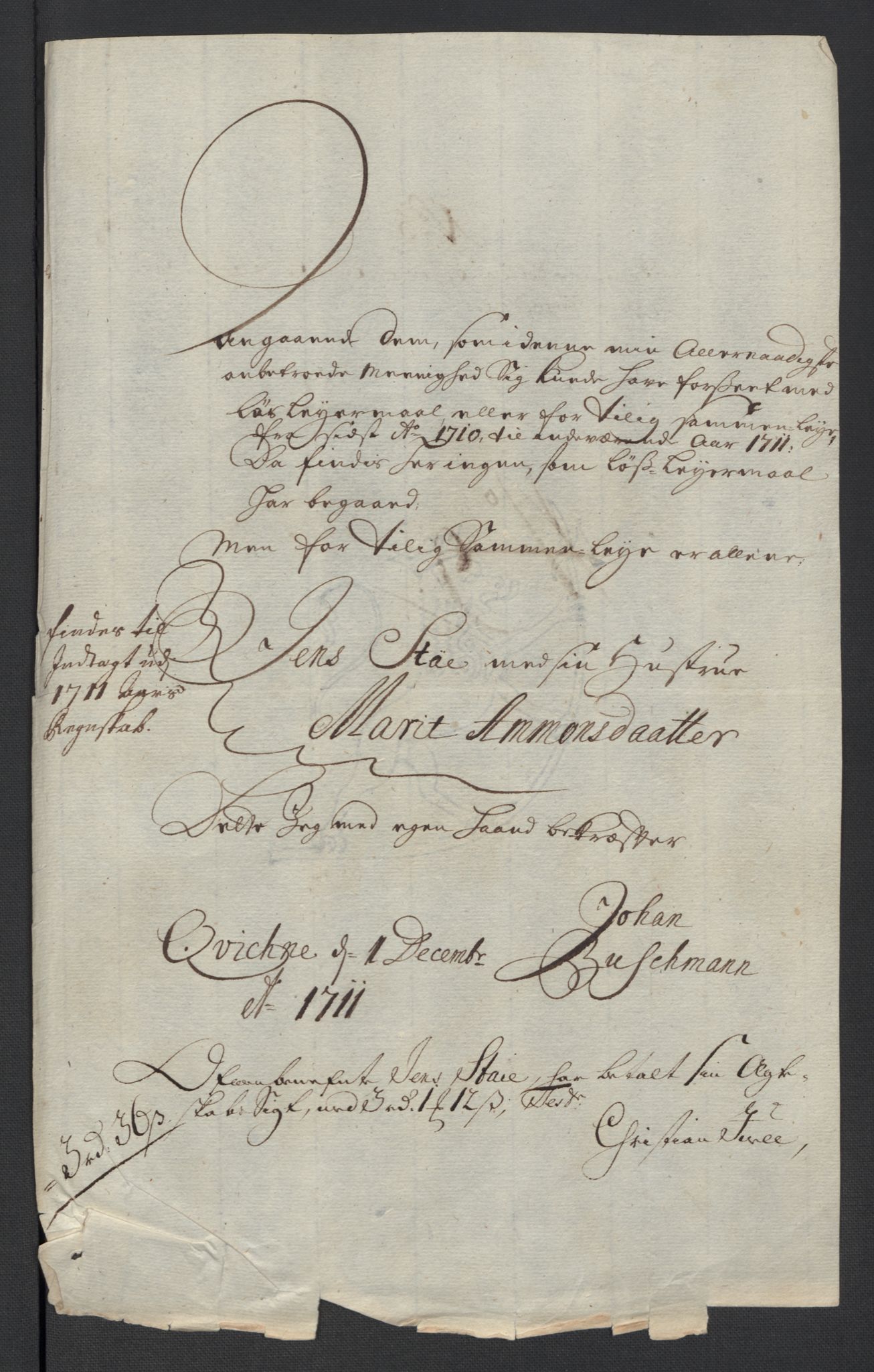 Rentekammeret inntil 1814, Reviderte regnskaper, Fogderegnskap, AV/RA-EA-4092/R13/L0848: Fogderegnskap Solør, Odal og Østerdal, 1711, p. 63