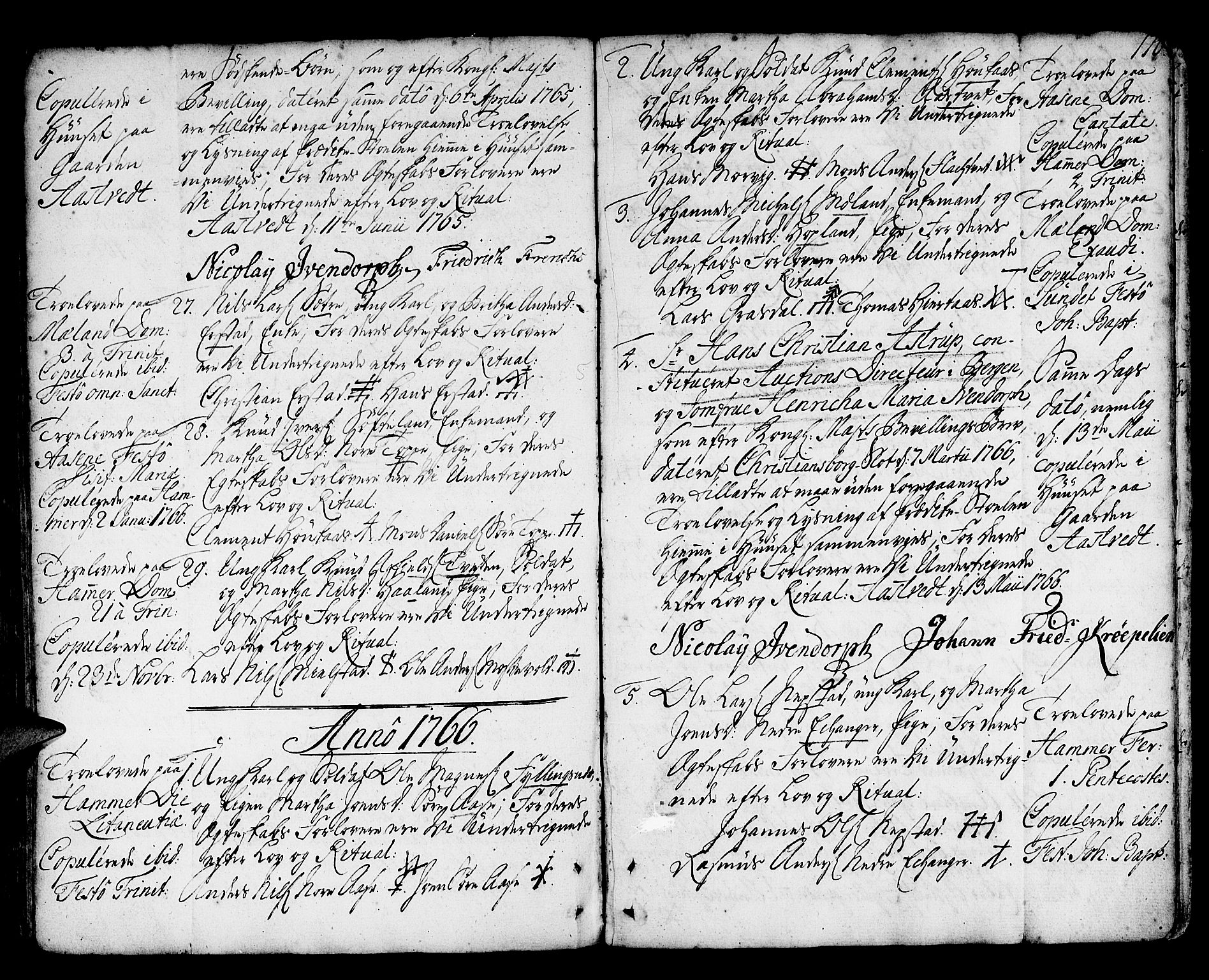 Hamre sokneprestembete, AV/SAB-A-75501/H/Ha/Haa/Haaa/L0007: Parish register (official) no. A 7, 1762-1777, p. 170