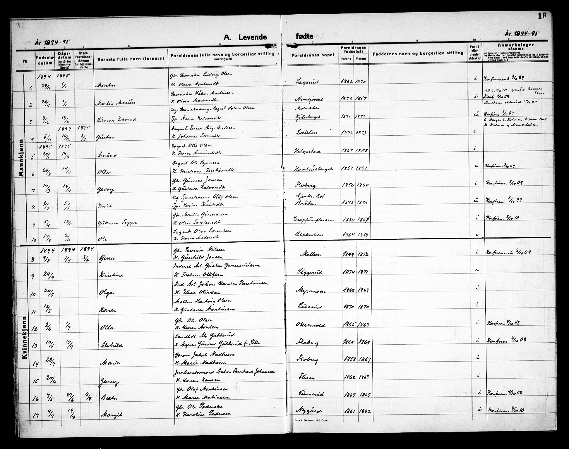 Åsnes prestekontor, AV/SAH-PREST-042/H/Ha/Haa/L0000C: Parish register (official) no. 0A, 1890-1929, p. 16