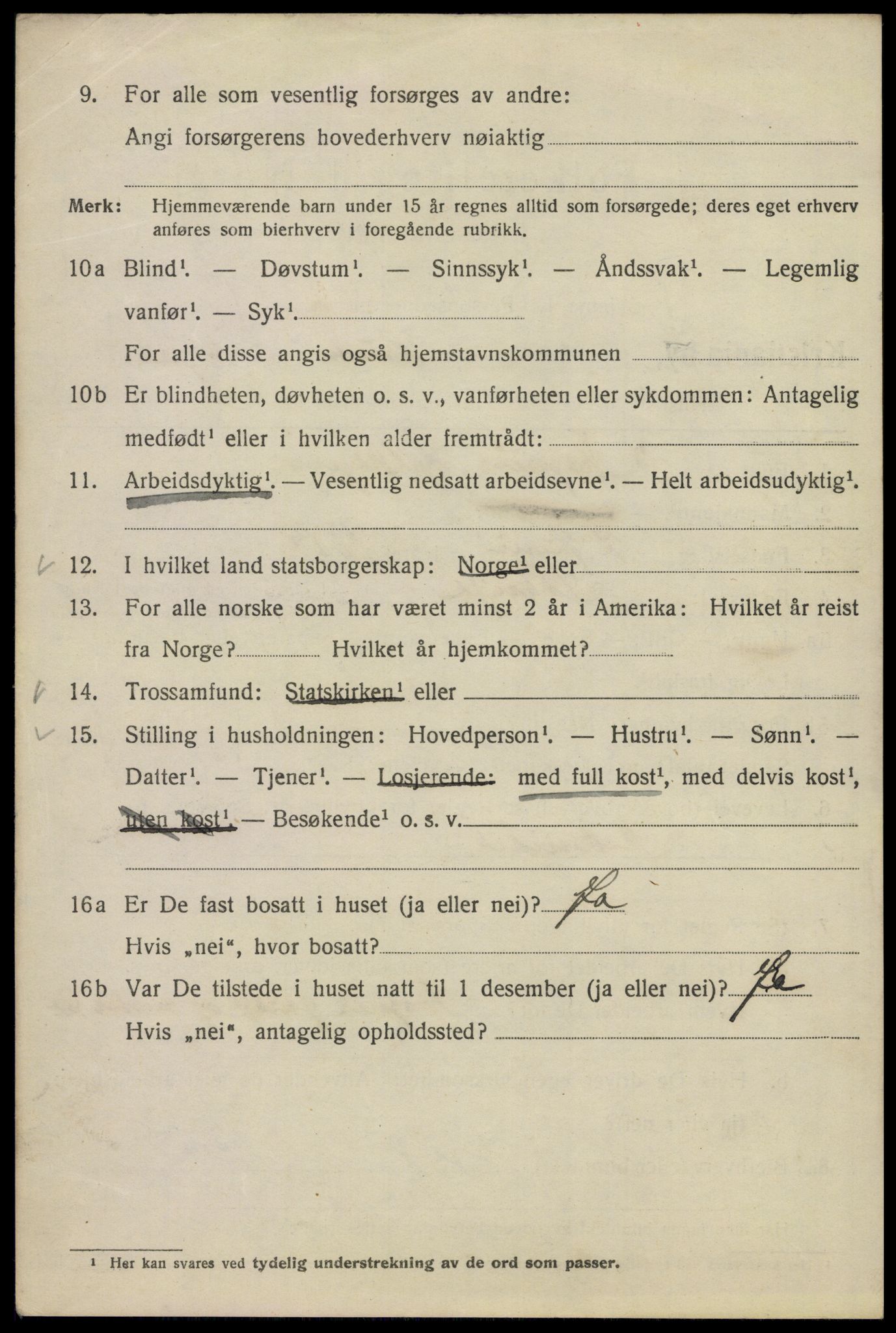 SAO, 1920 census for Kristiania, 1920, p. 272940