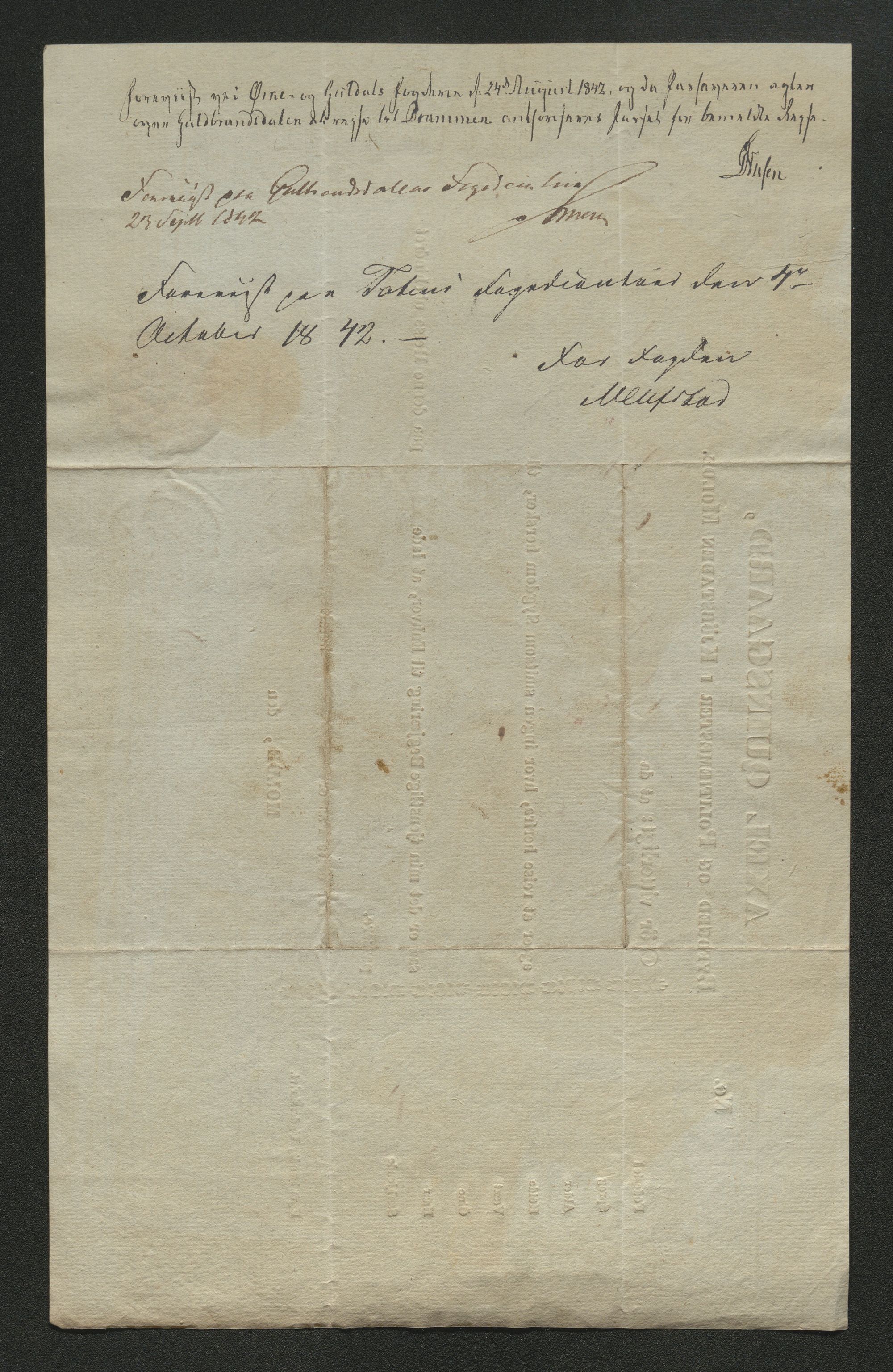 Drammen politikammer, SAKO/A-623/I/Ia/Iab/L0006: Innleverte pass, 1841-1842, p. 605