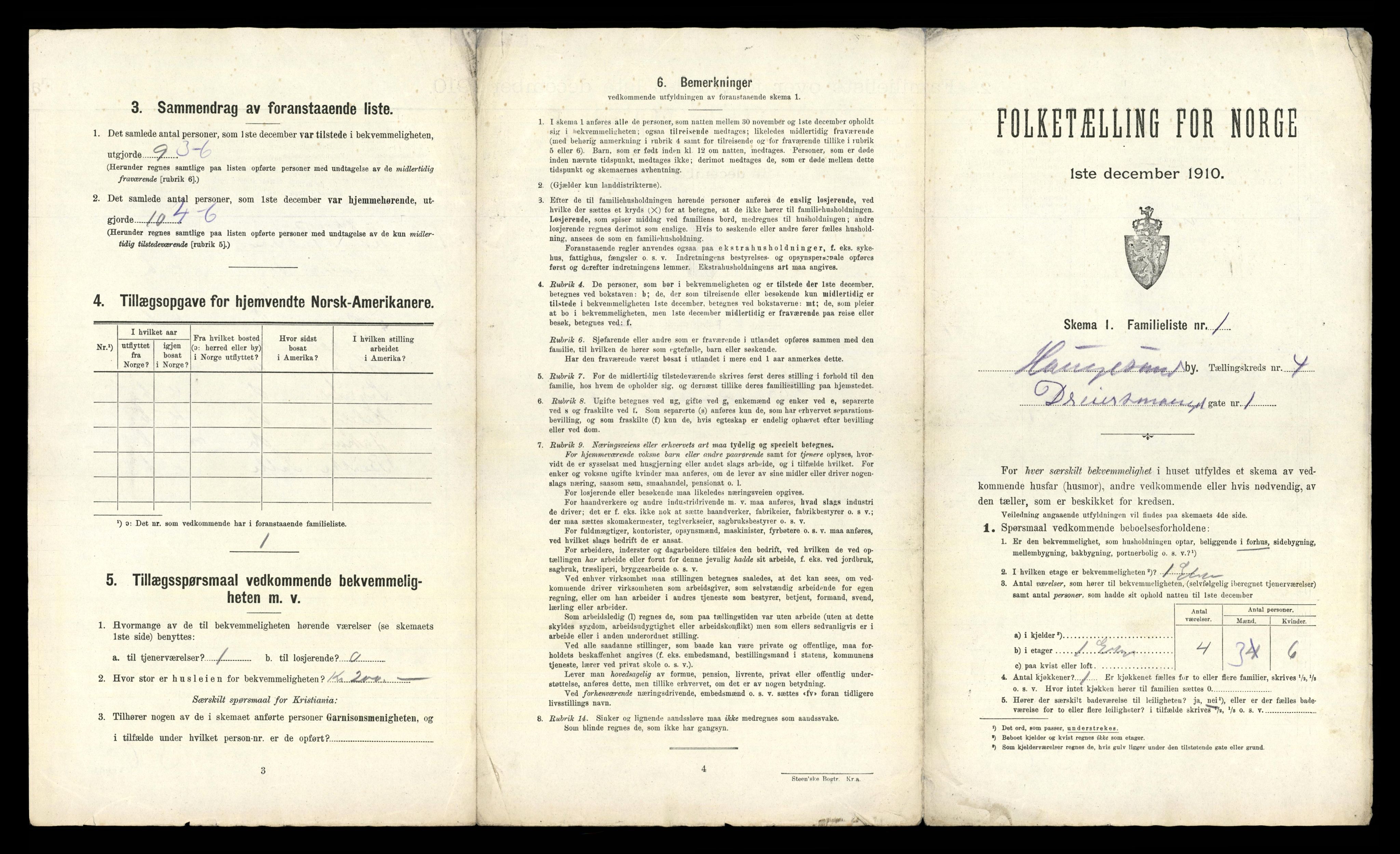 RA, 1910 census for Haugesund, 1910, p. 3170