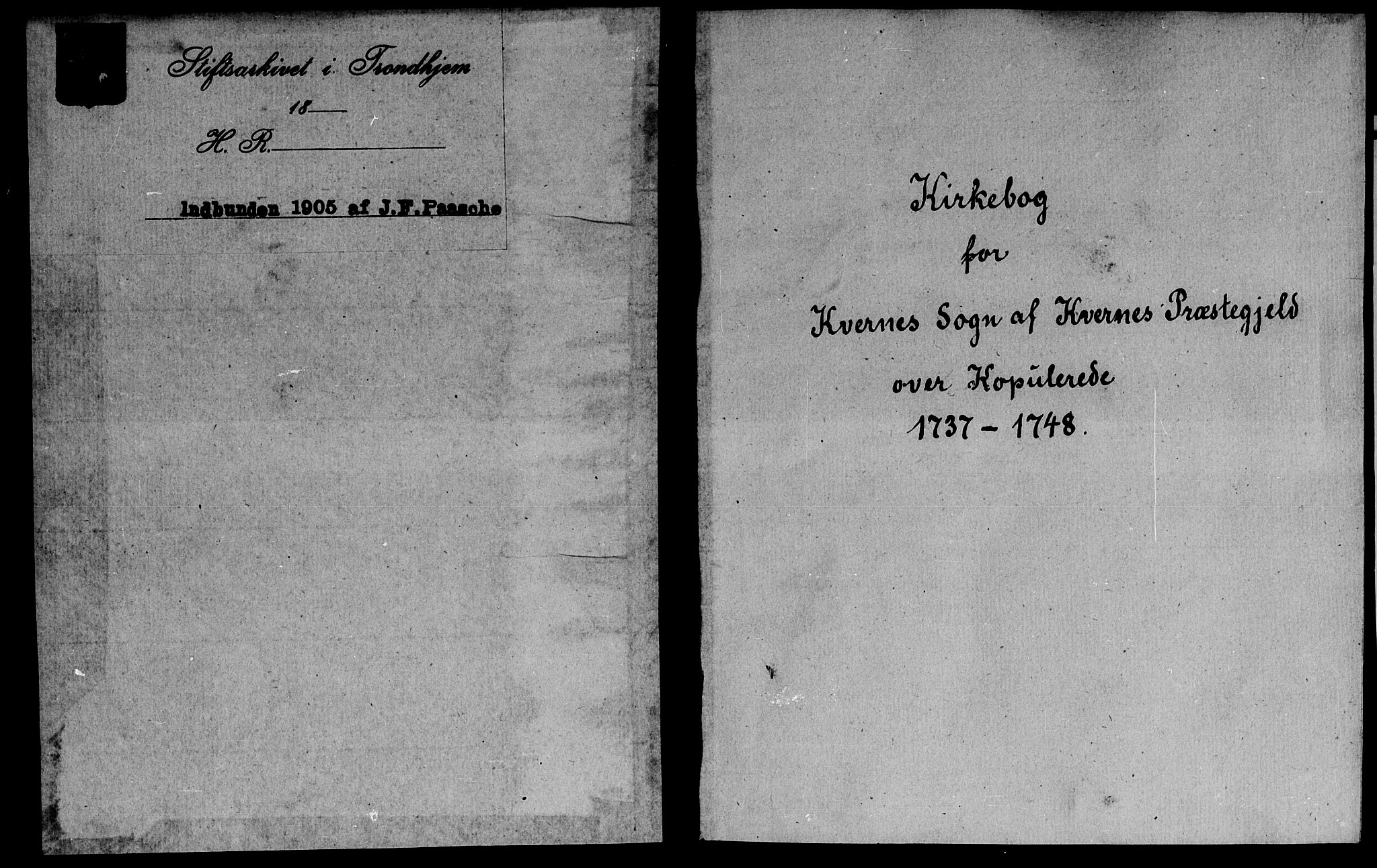 Ministerialprotokoller, klokkerbøker og fødselsregistre - Møre og Romsdal, AV/SAT-A-1454/568/L0792: Parish register (official) no. 568A01, 1737-1749