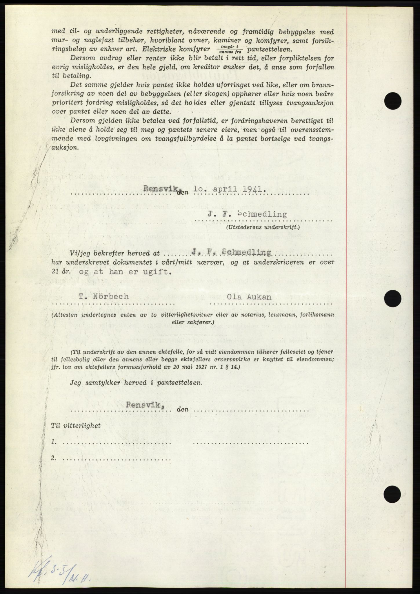 Nordmøre sorenskriveri, AV/SAT-A-4132/1/2/2Ca: Mortgage book no. B98, 1948-1948, Diary no: : 842/1948