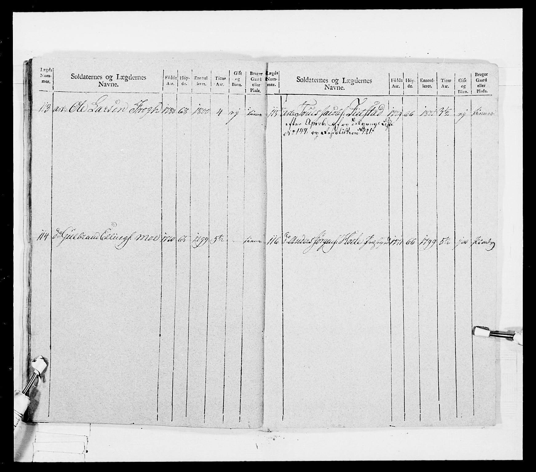 Generalitets- og kommissariatskollegiet, Det kongelige norske kommissariatskollegium, AV/RA-EA-5420/E/Eh/L0041: 1. Akershusiske nasjonale infanteriregiment, 1804-1808, p. 292