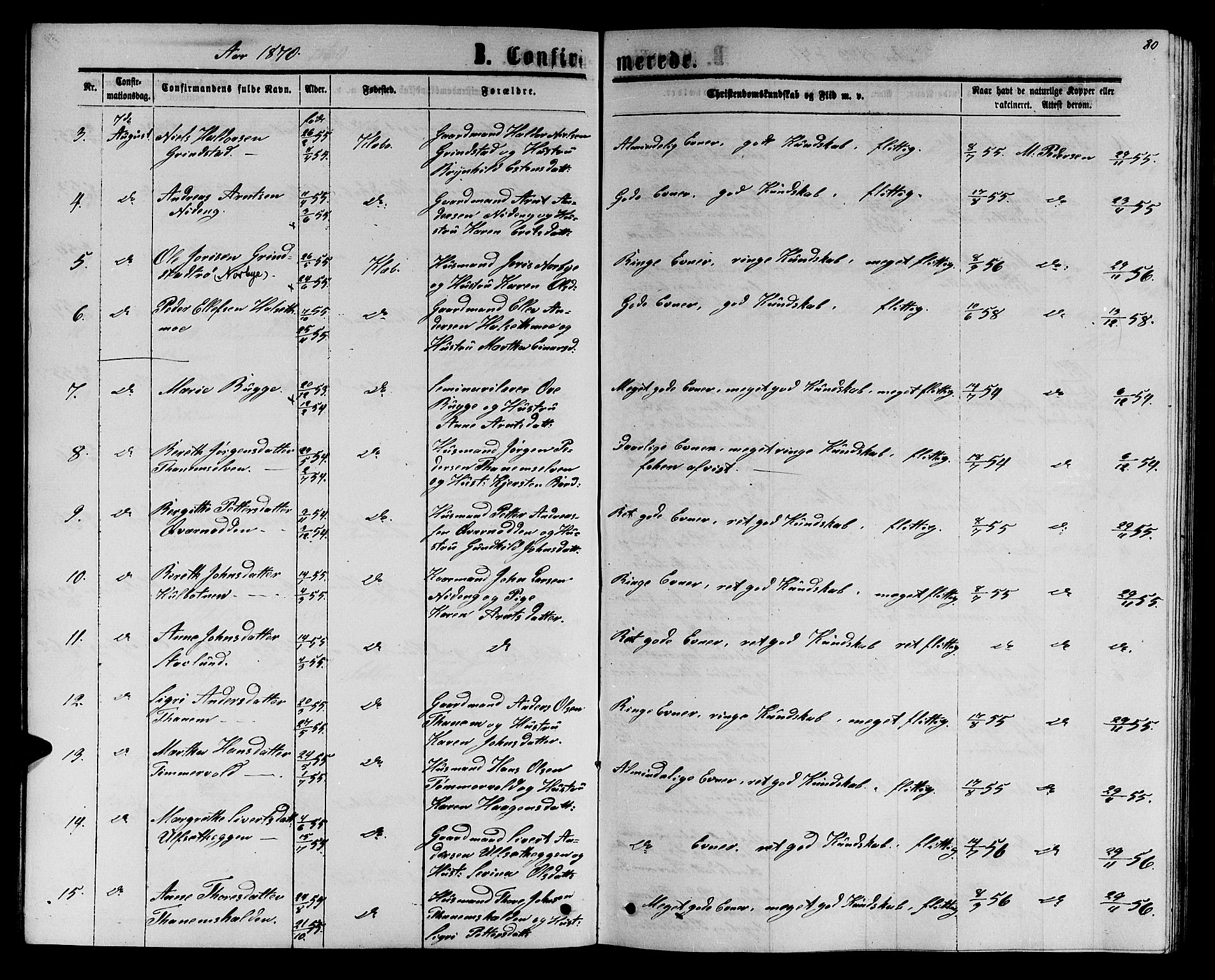 Ministerialprotokoller, klokkerbøker og fødselsregistre - Sør-Trøndelag, SAT/A-1456/618/L0451: Parish register (copy) no. 618C02, 1865-1883, p. 80