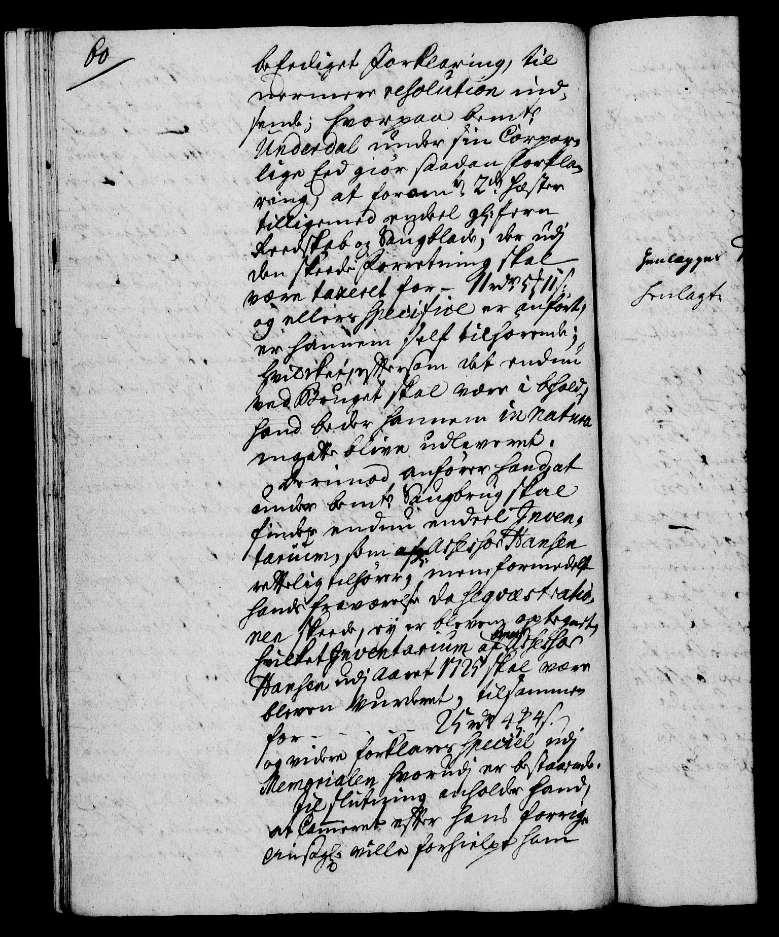 Rentekammeret, Kammerkanselliet, RA/EA-3111/G/Gh/Gha/L0022: Norsk ekstraktmemorialprotokoll (merket RK 53.67), 1739-1741, p. 60