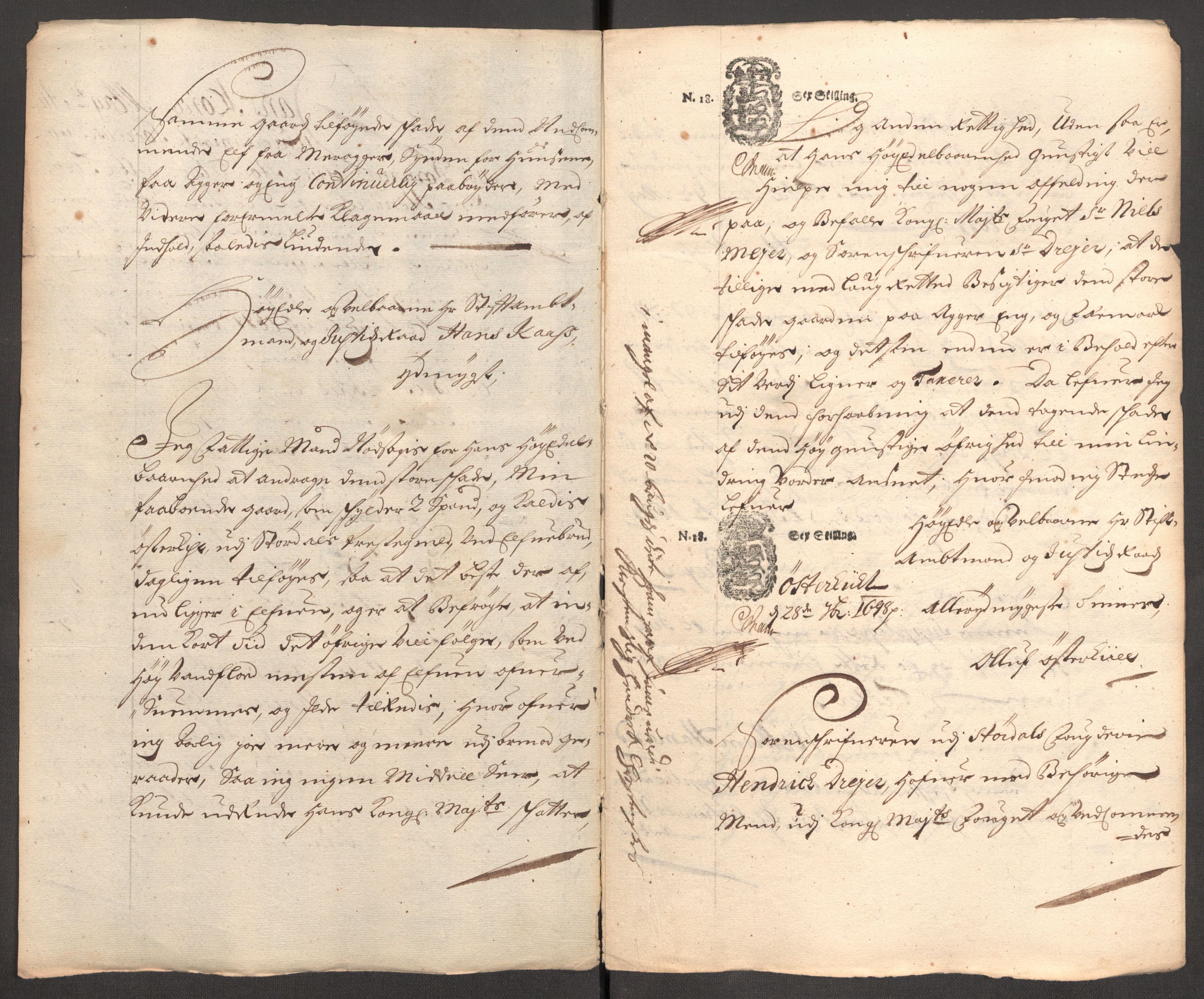 Rentekammeret inntil 1814, Reviderte regnskaper, Fogderegnskap, AV/RA-EA-4092/R62/L4191: Fogderegnskap Stjørdal og Verdal, 1699, p. 234