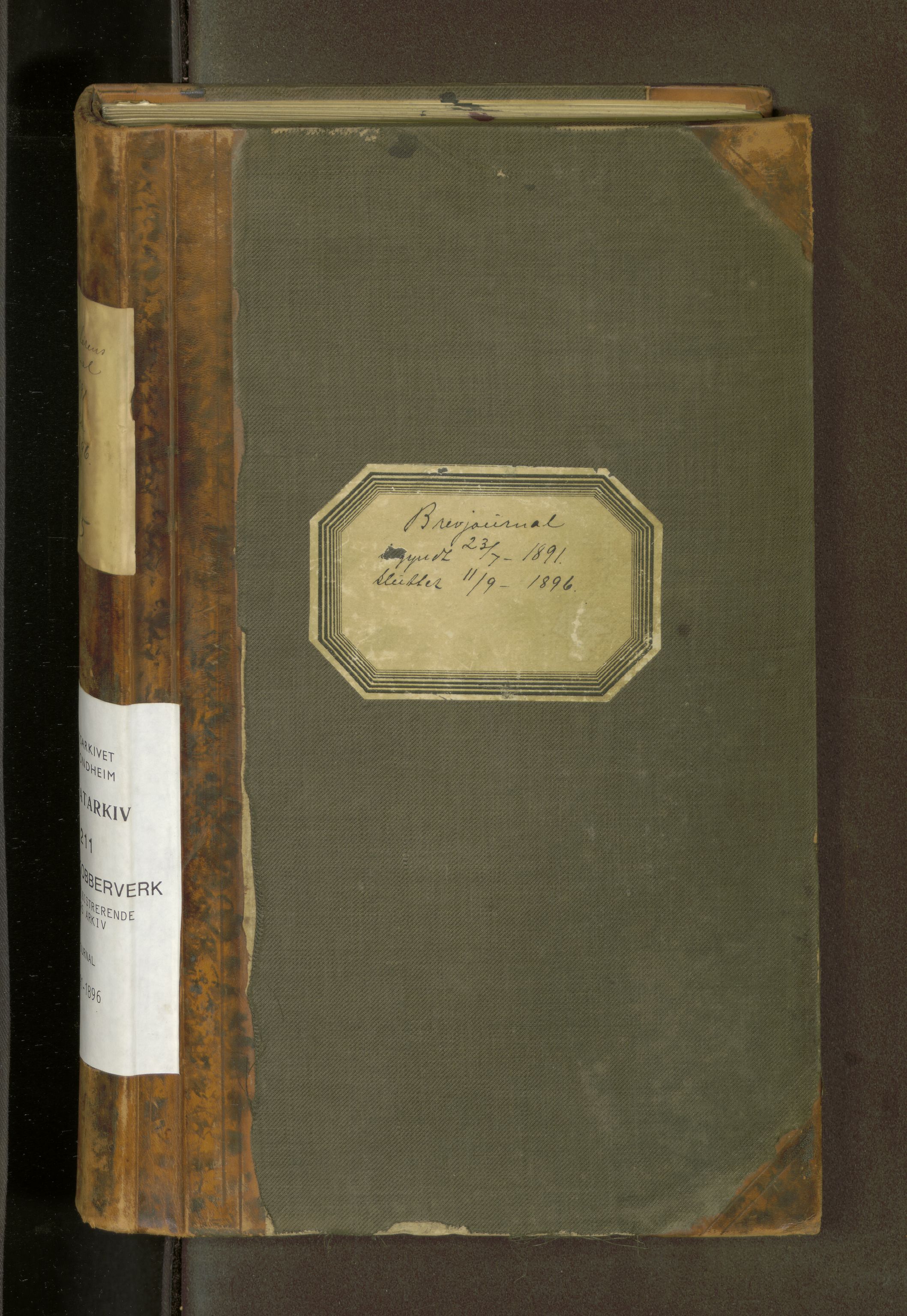 Røros kobberverk, SAT/PA-0211/1/38/L0067: 2.15 Direktørens journal, 1891-1896