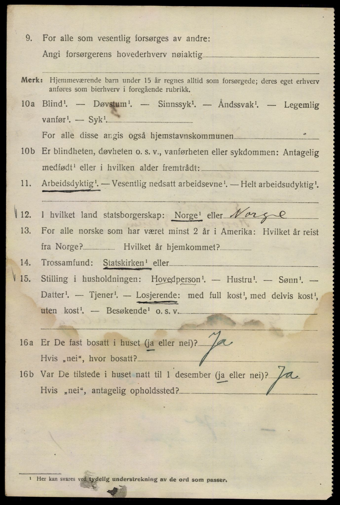 SAO, 1920 census for Kristiania, 1920, p. 203814