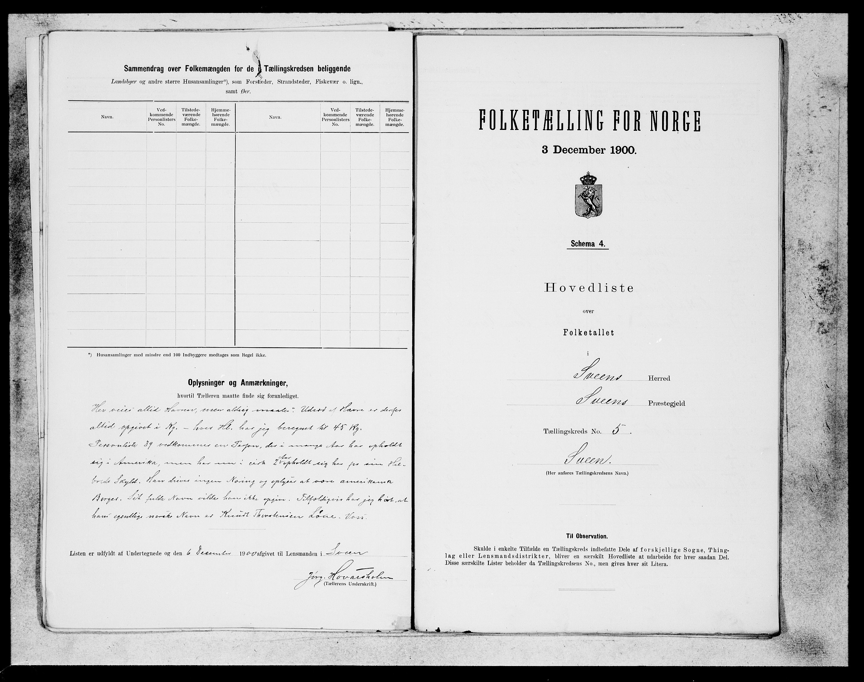 SAB, 1900 census for Sveio, 1900, p. 9