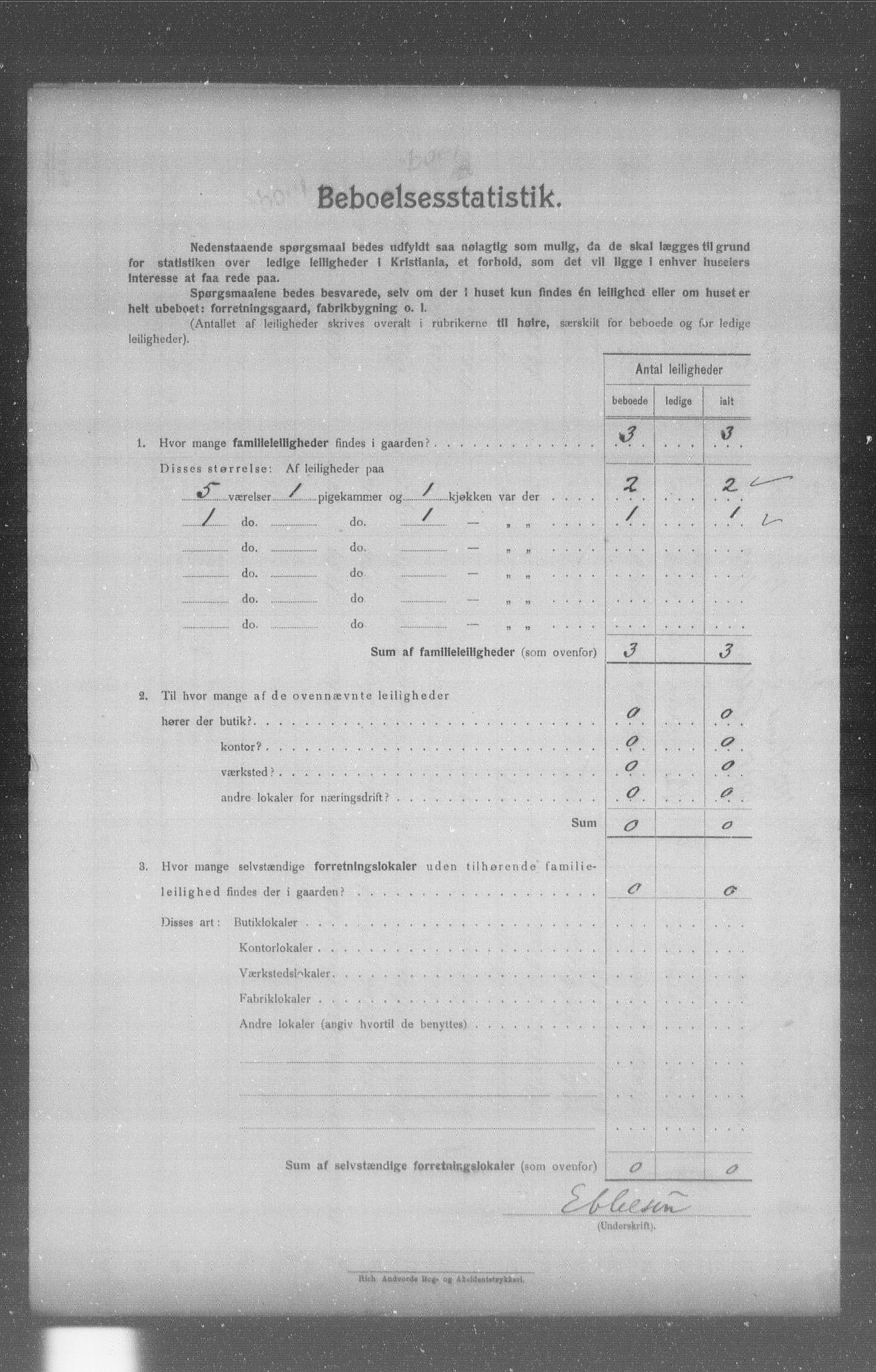 OBA, Municipal Census 1904 for Kristiania, 1904, p. 4908