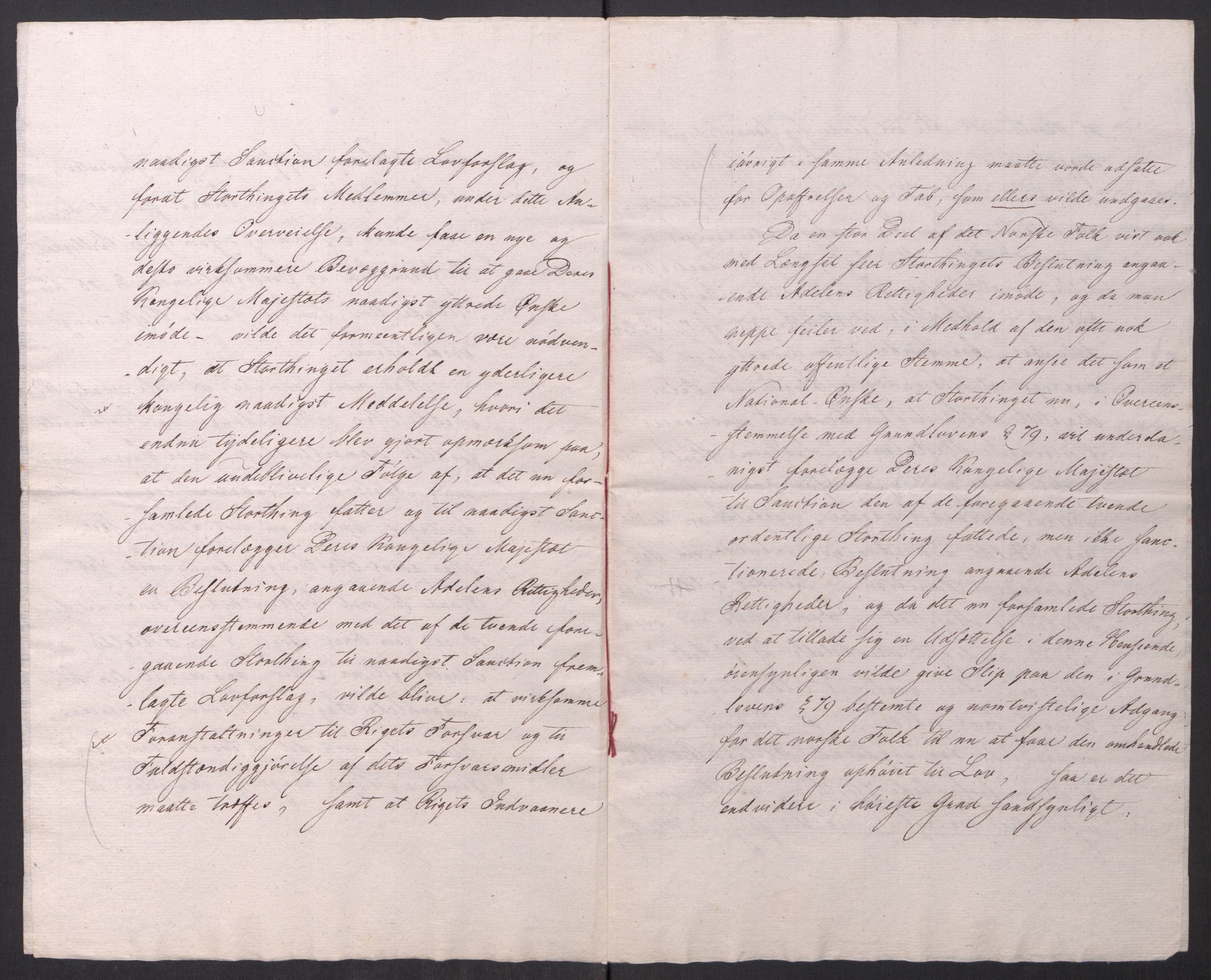 Motzfeldt-familien, AV/RA-PA-0234/D/L001b/0009: -- / "Til de trykte Optegnelser", 1821-1836
