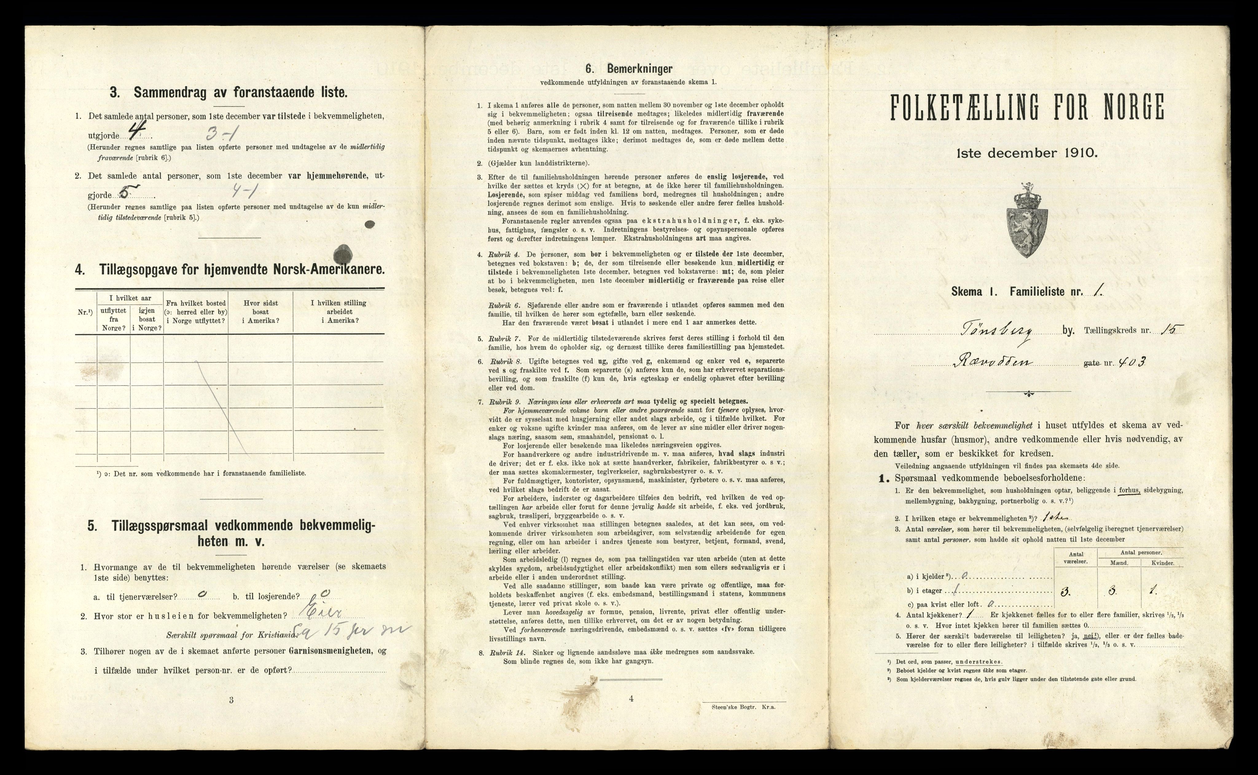 RA, 1910 census for Tønsberg, 1910, p. 6087