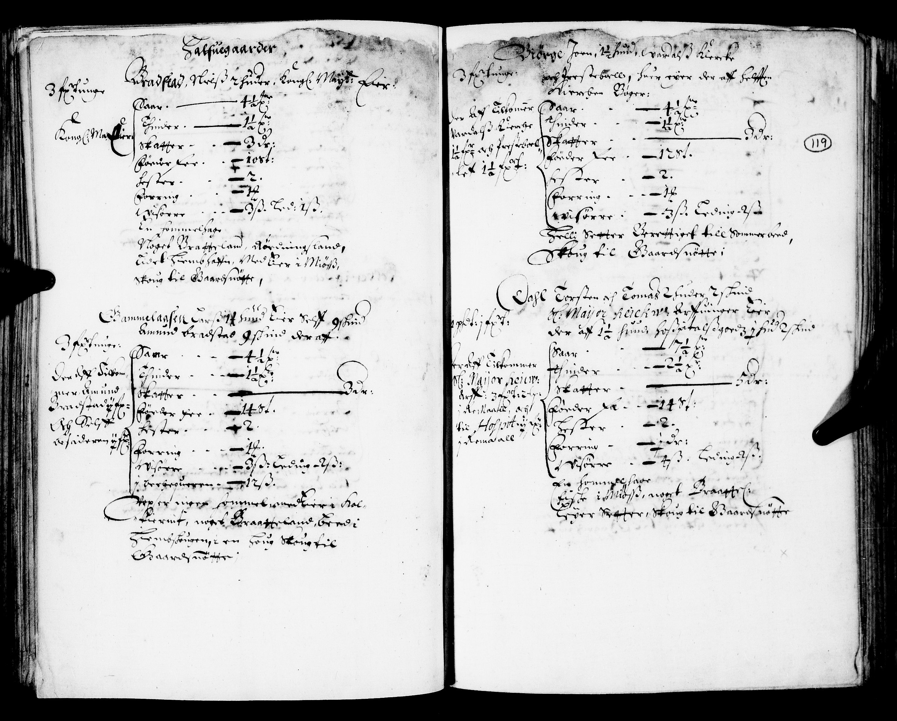 Rentekammeret inntil 1814, Realistisk ordnet avdeling, AV/RA-EA-4070/N/Nb/Nba/L0018: Hadeland og Valdres fogderi, 3. del, 1669, p. 118b-119a