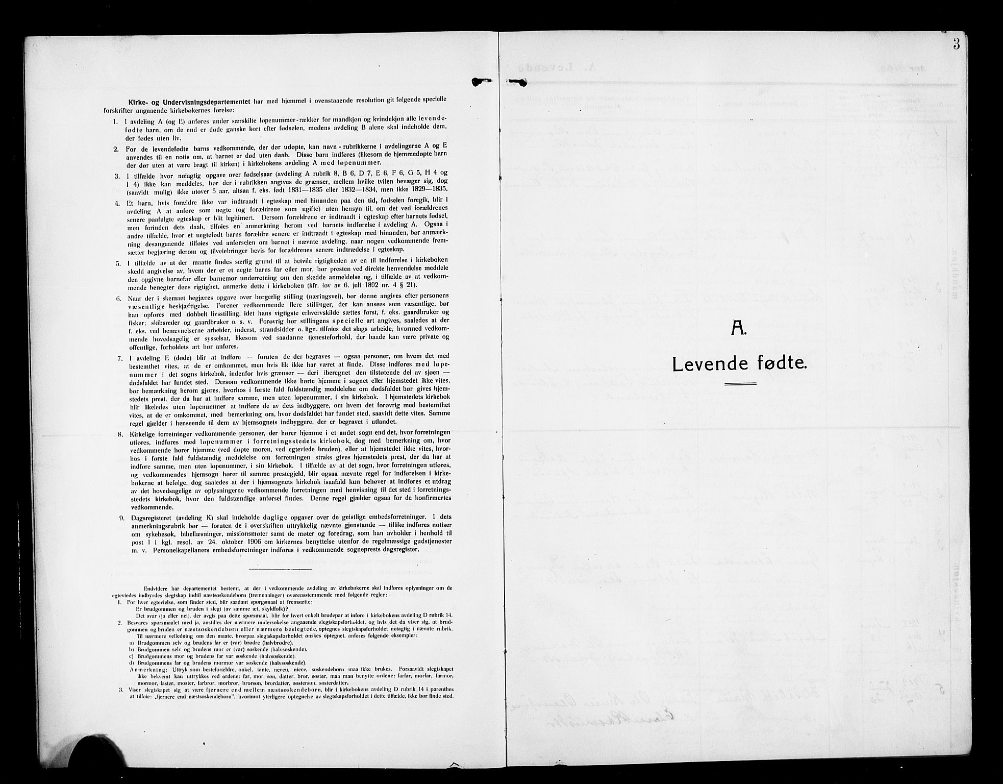 Ministerialprotokoller, klokkerbøker og fødselsregistre - Møre og Romsdal, SAT/A-1454/582/L0949: Parish register (copy) no. 582C01, 1909-1925, p. 3