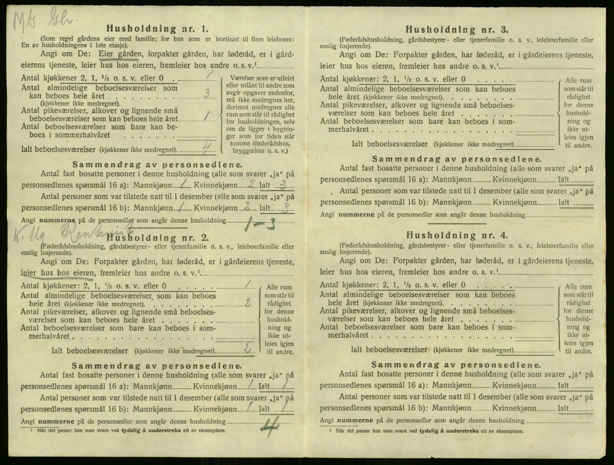 SAO, 1920 census for Fet, 1920, p. 1791