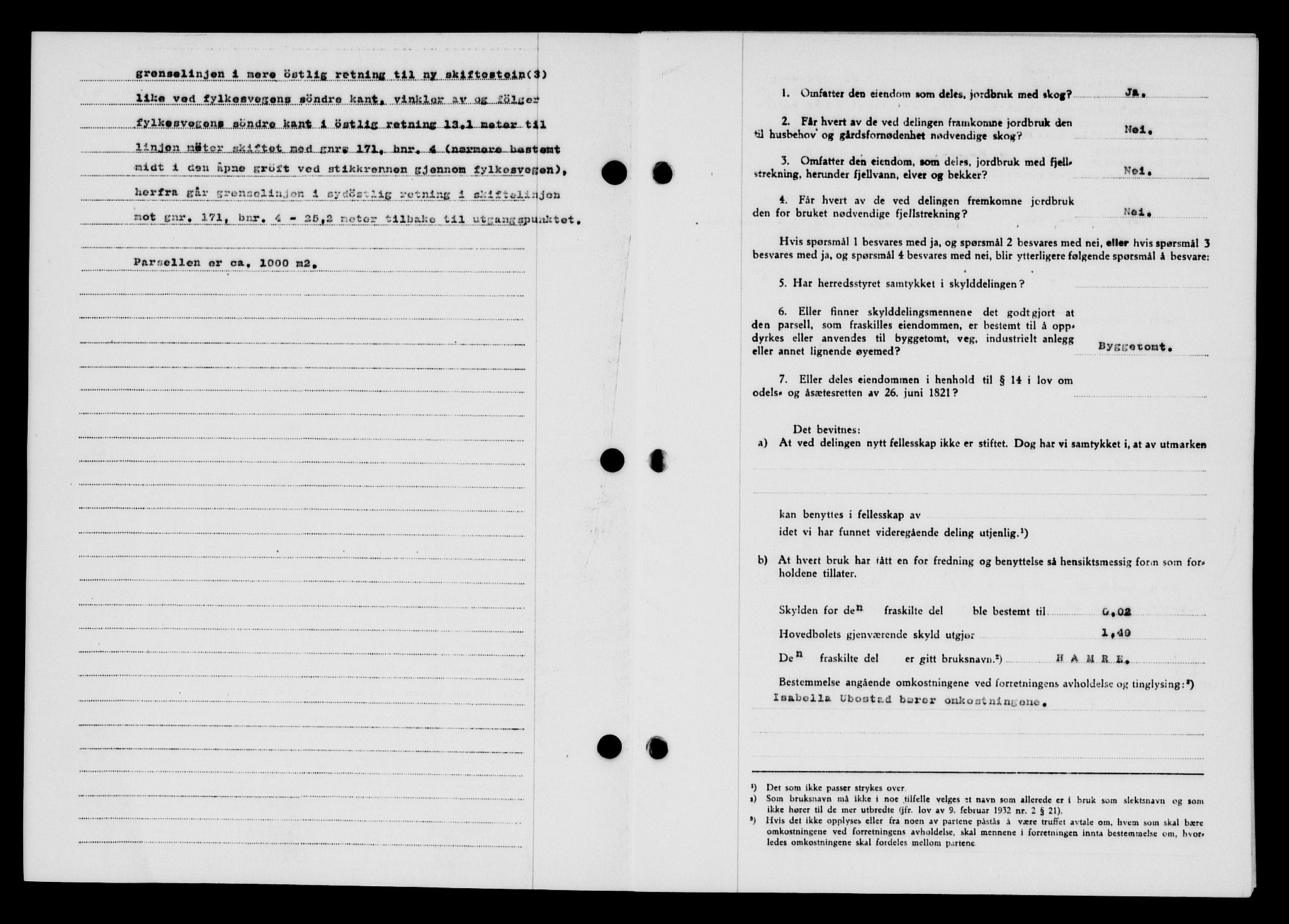 Lyngdal sorenskriveri, AV/SAK-1221-0004/G/Gb/L0676: Mortgage book no. A XXII, 1957-1957, Diary no: : 404/1957