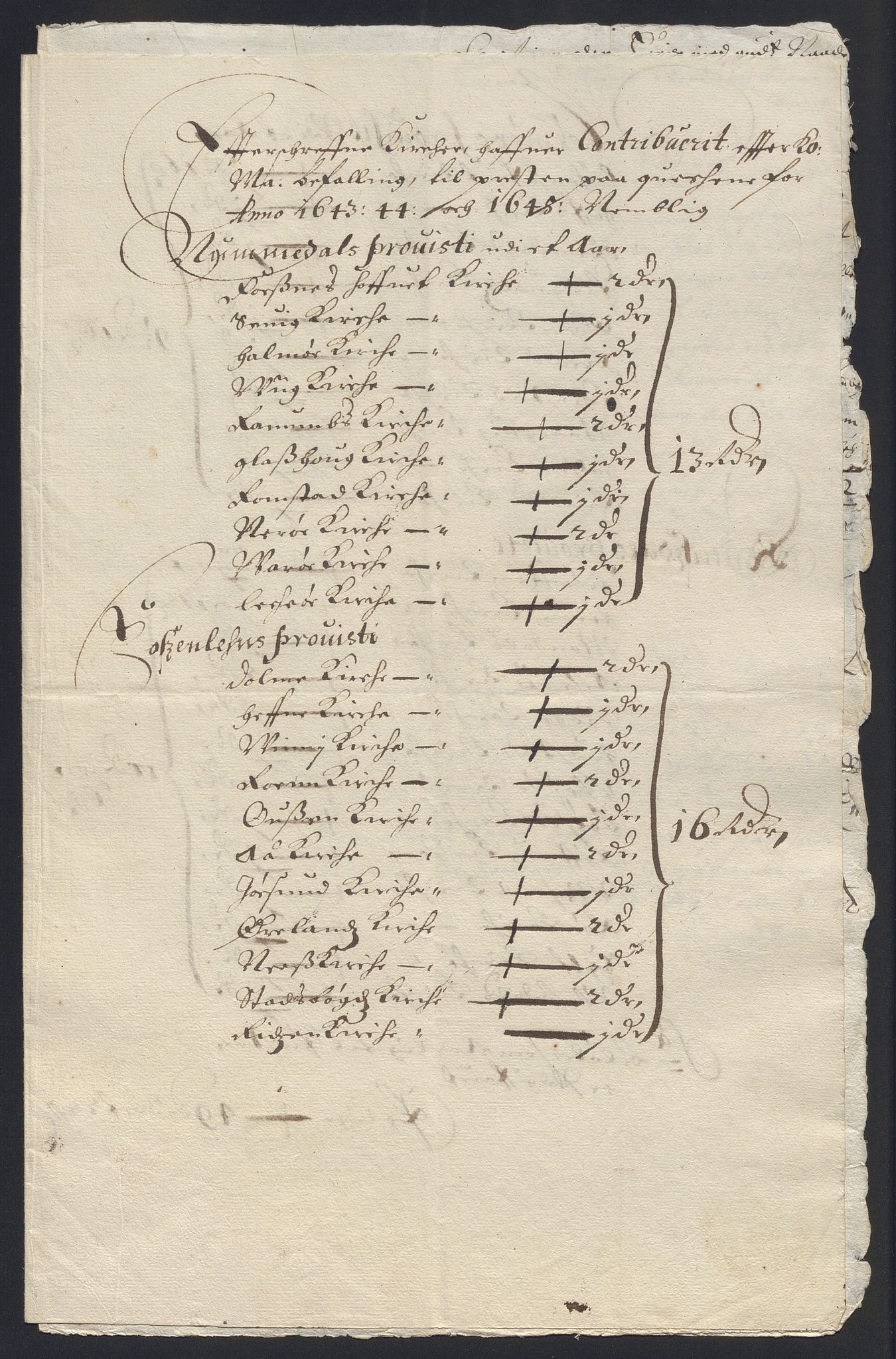 Rentekammeret inntil 1814, Reviderte regnskaper, Kirkeregnskap, AV/RA-EA-4067/Rf/L0113: Kirkeregnskap, 1641-1656, p. 128