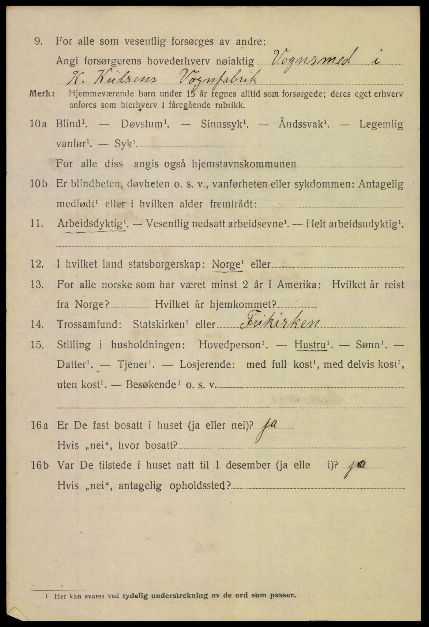 SAK, 1920 census for Arendal, 1920, p. 19041