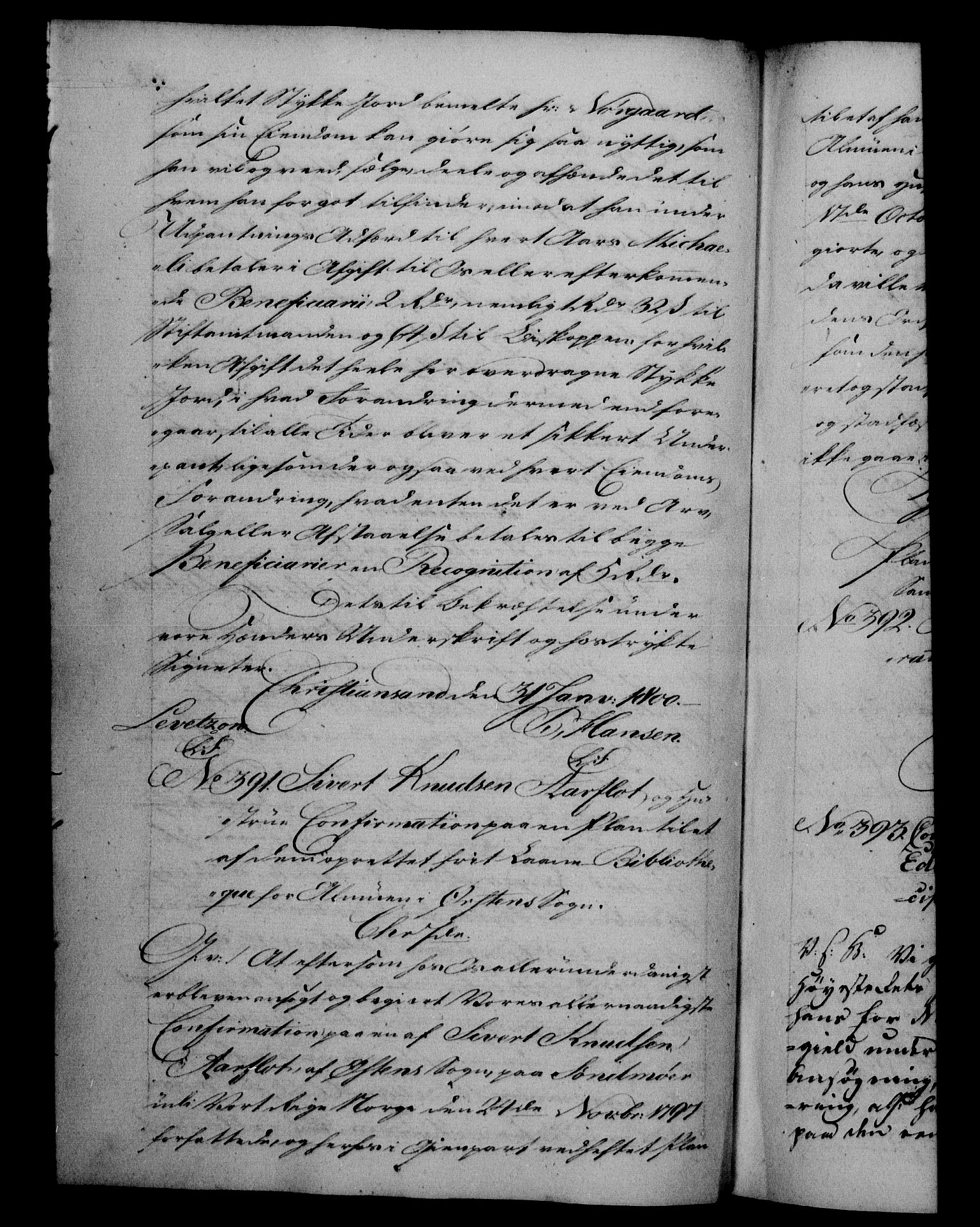 Danske Kanselli 1800-1814, RA/EA-3024/H/Hf/Hfb/Hfba/L0001: Registranter, 1800-1801, p. 131b